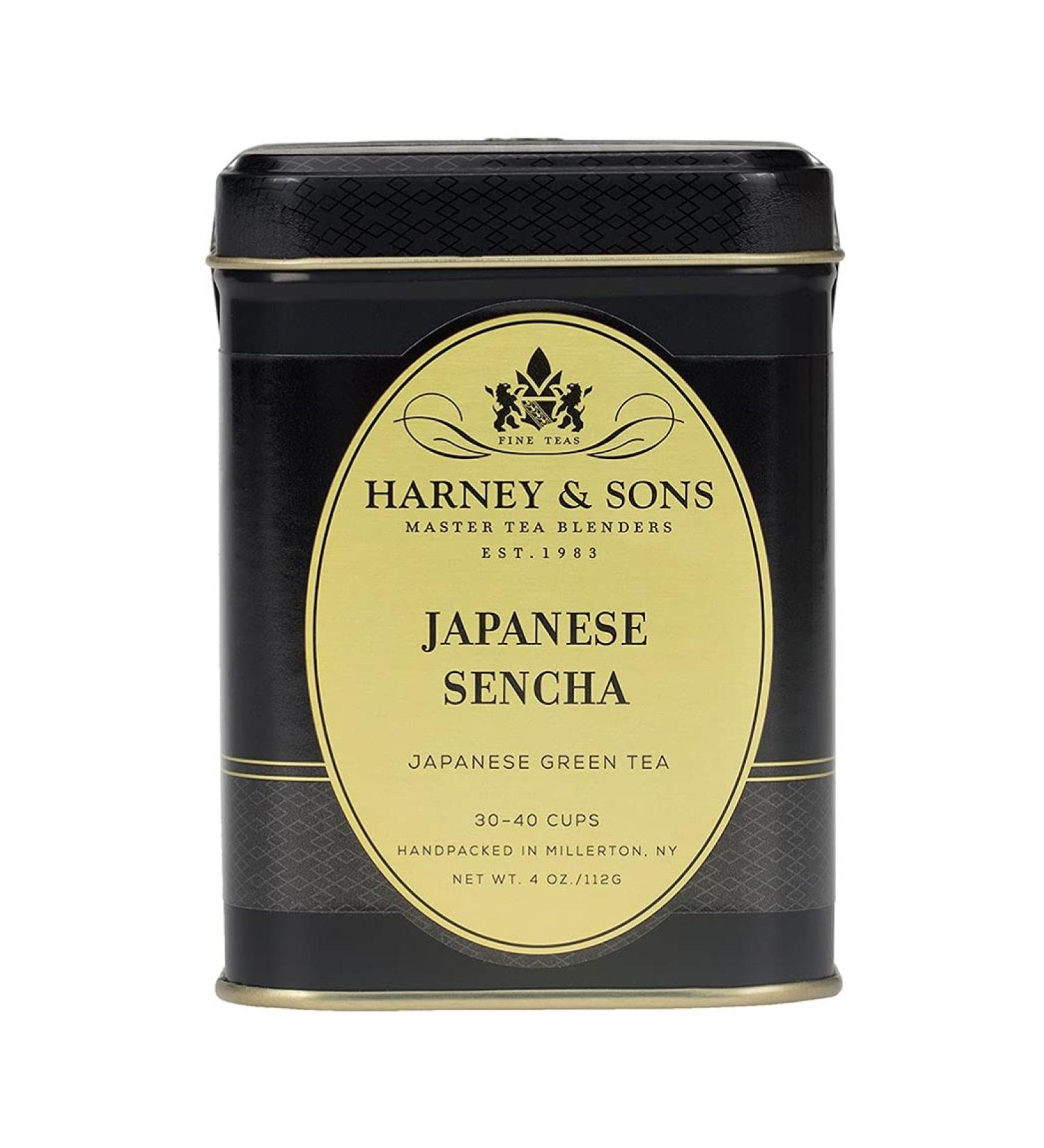 Harney & Sons Japanese Sencha Green Tea - Premium 4 oz Loose Leaf - Buy Online on GoSupps.com