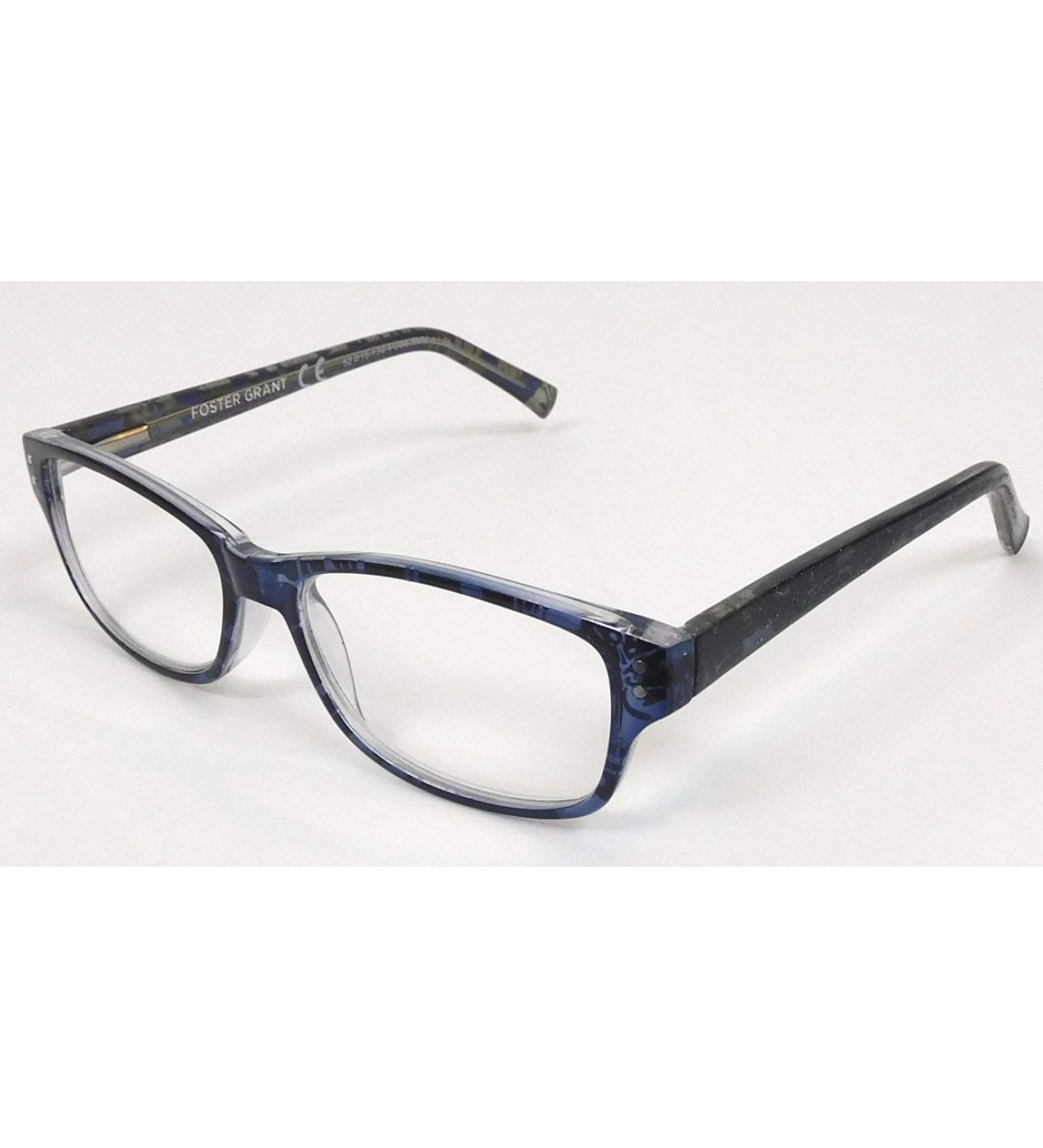 Foster Grant Heidi Blu Women's Reading Glasses +1.25 with Protective Case Stylish Comfortable & International Shipping Available - Buy Online on GoSupps.com
