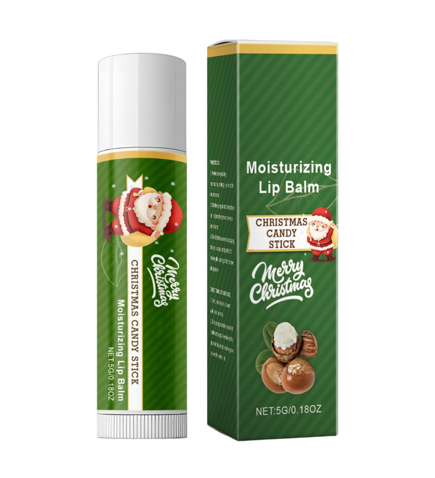 Lip Butter - Long-Lasting Christmas Lip Balm Natural Moisturizer | Non-Oxidizing Butter for Men and Women with Dry and Cracked Lips for Office Travel Parties Dates Winter - Buy Online on GoSupps.com
