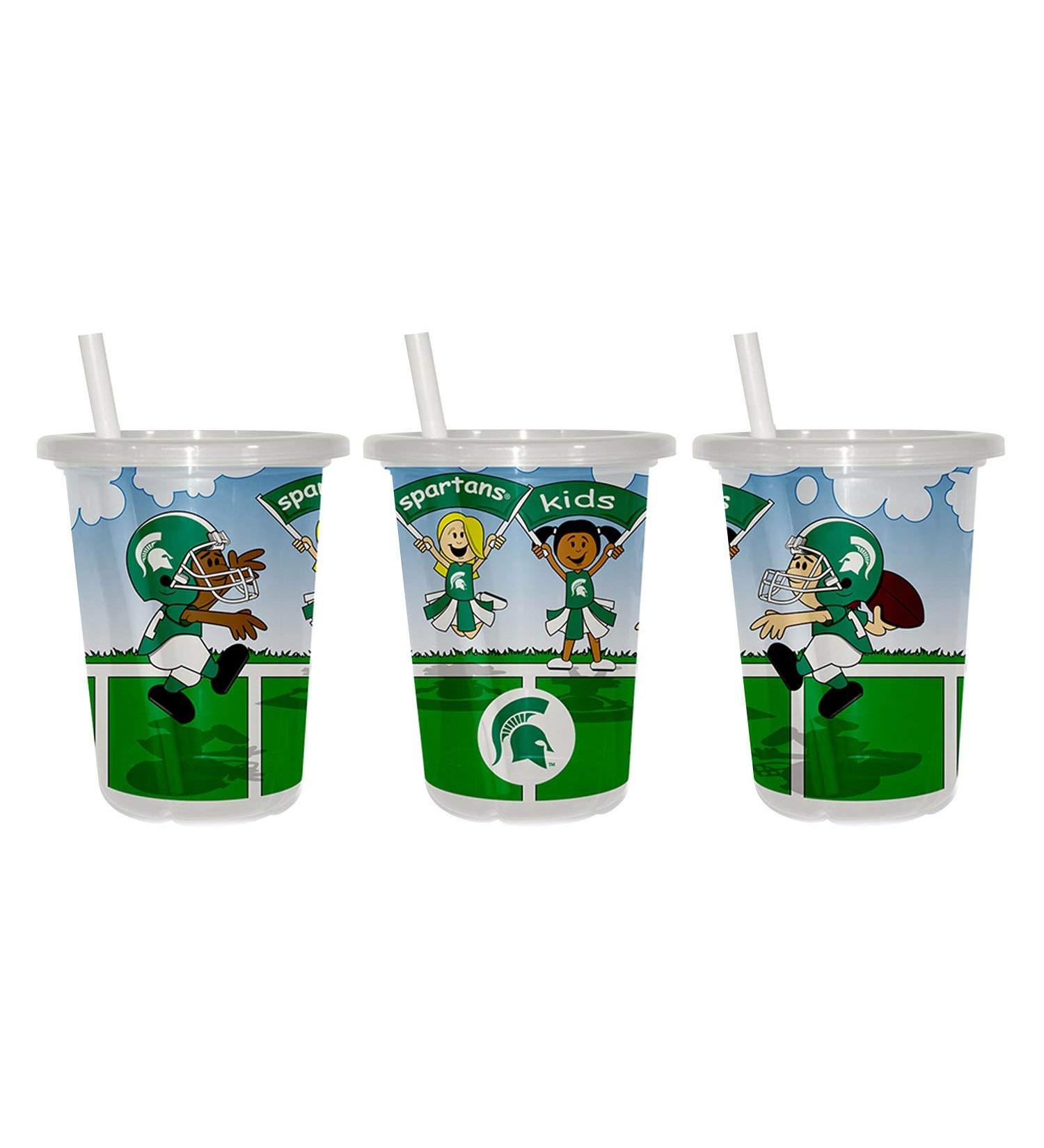 Baby Fanatic NCAA Michigan State Spartans Unisex MST143Sip n' Go Cup Sippy Cup - Michigan State University  See Description  See Description