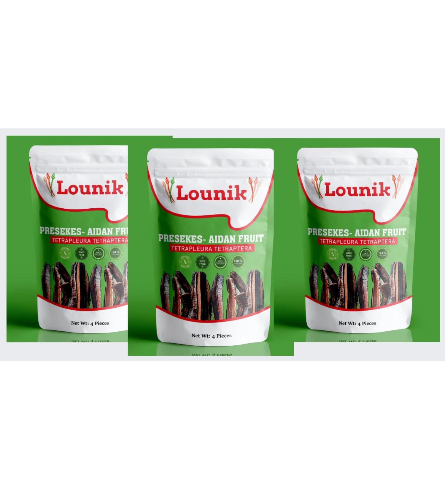 Lounik Prekese Tetrapleura Aidan Fruit- Bundle of 3 Packs - Buy Online on GoSupps.com