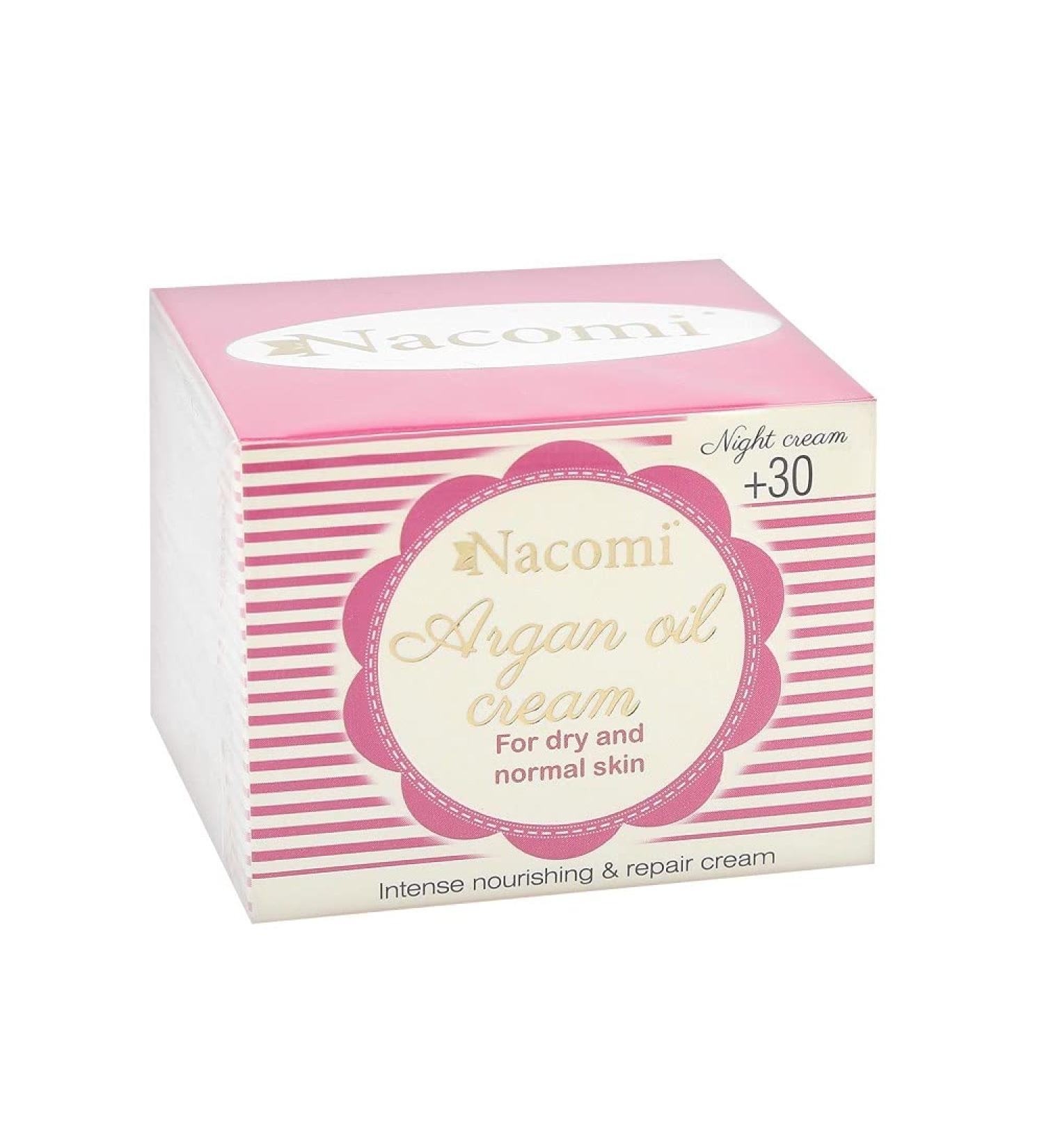 NACOMI ARGAN OIL NIGHT CREAM WITH HYALURONIC ACID +30 50ML