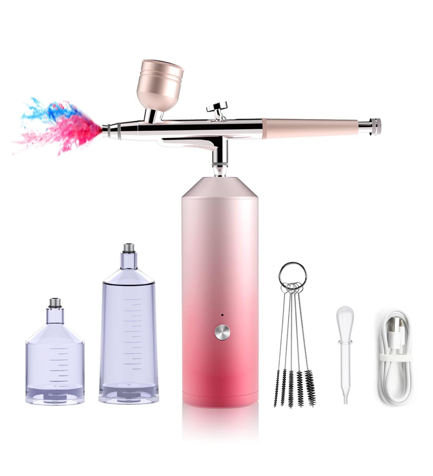 Cordless Rechargeable Nail Airbrush Kit - Portable Makeup Gun for Nails, Makeup & Cake Decorating - Buy Online on GoSupps.com