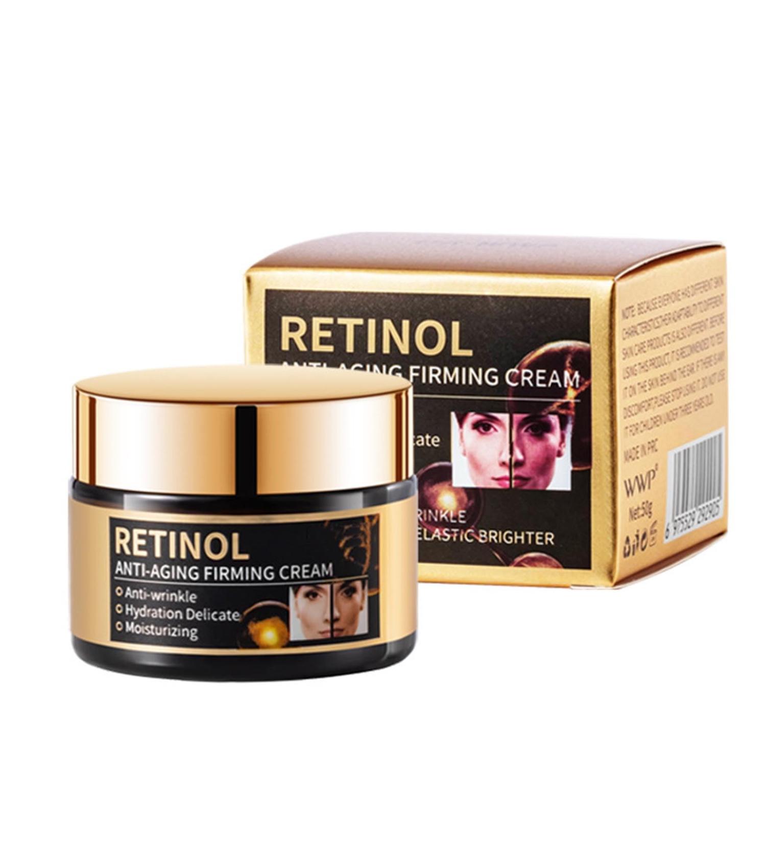 Cr me visage anti- ge au r tinol Moisturuirzer raffermissant et anti- ge pour le visage et le cou att nue visiblement les ridules lifting instantan cr me visage jour et nuit pour homme et femme - Buy Online on GoSupps.com