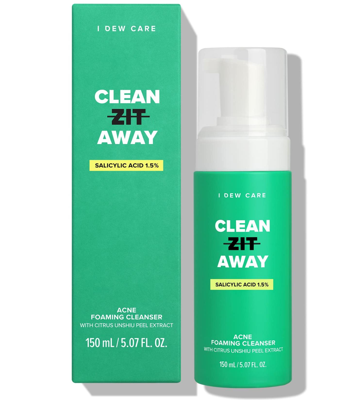 I DEW CARE Acne Foaming Cleanser - Clean Zit Away | 5.07 fl oz 01 (Soothing) - Buy Online on GoSupps.com