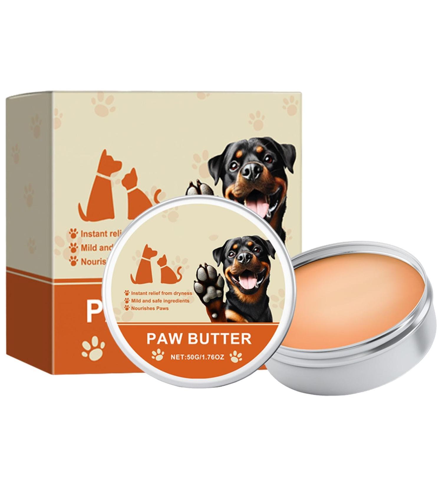 Dog Paw Cream Dog Foot Balm Dog Paw Soother Balm 50g Cream & Lotion and Soothes Irritated Paws and Elbows Protects Against - Buy Online on GoSupps.com