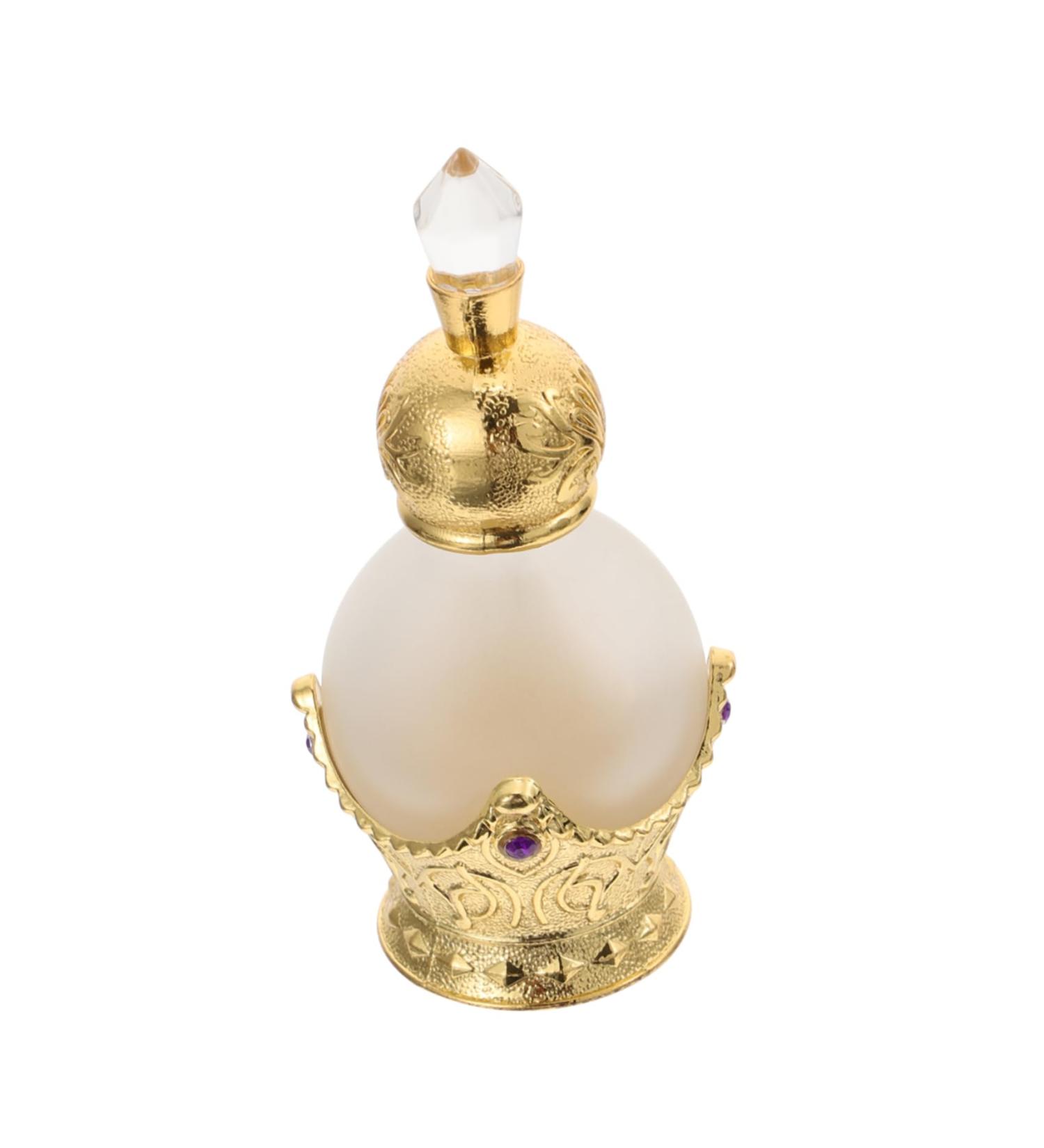 minkissy 1pc Perfume Bottle Humidifier Freshener Diffusers Fragrance Small Perfumes Aroma Essential Oil Perfume Refillable Empty Bottle Travel Glasses Middle East Composite Material 9X4X4CM Golden - Buy Online on GoSupps.com