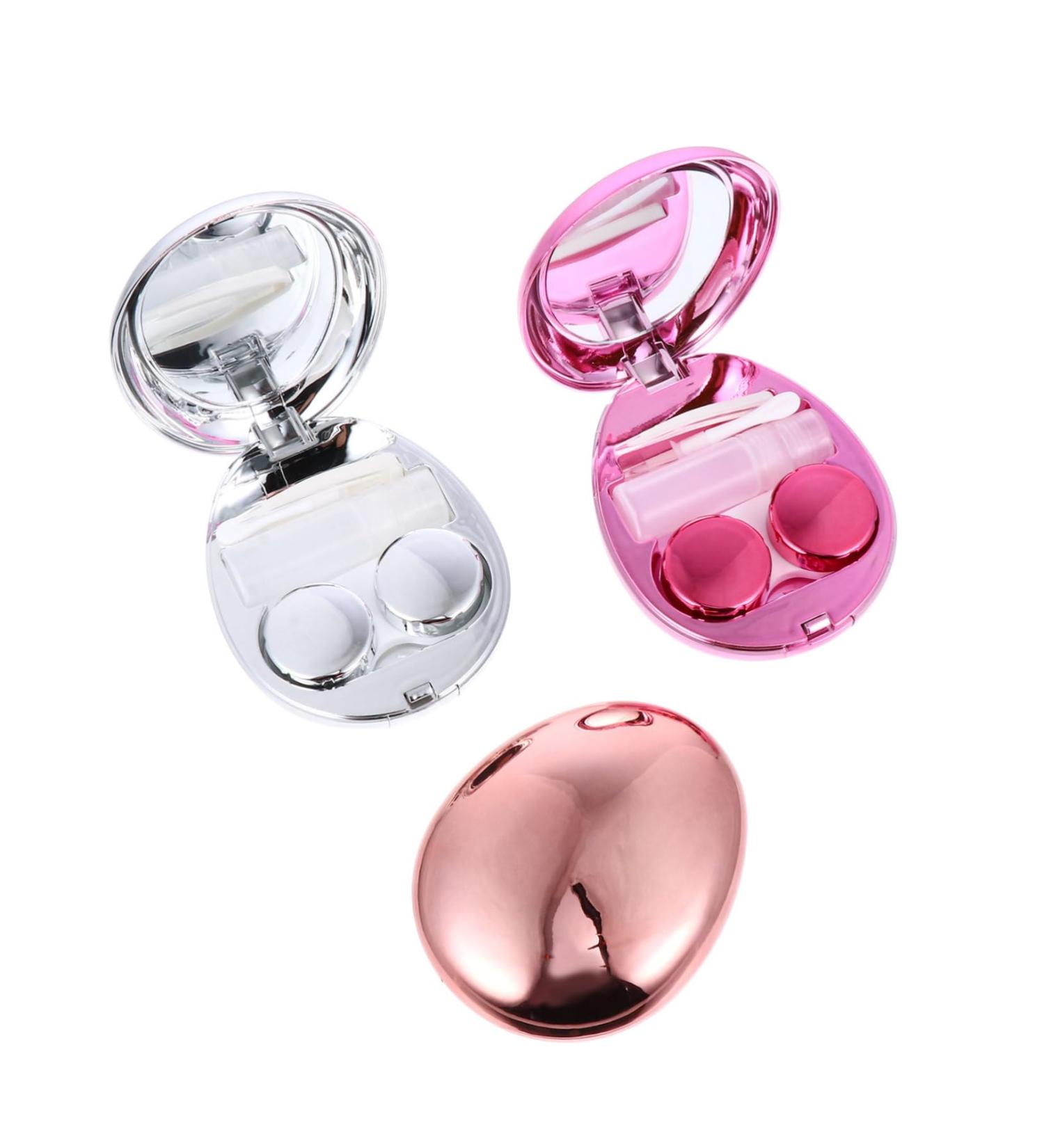 Buy HomsfoU 3-Pc Osterei Glasses Case Set - Travel-Friendly Durable ABS with Tweezers & Lens Holder - Buy Online on GoSupps.com
