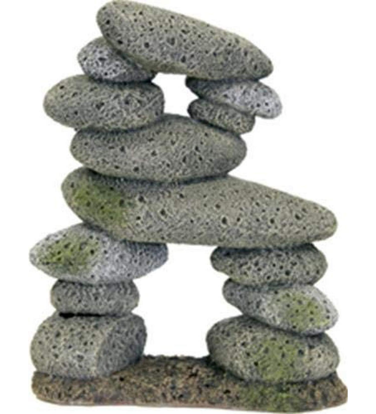 Rosewood Tall Pebble Archway Aquarium Decor