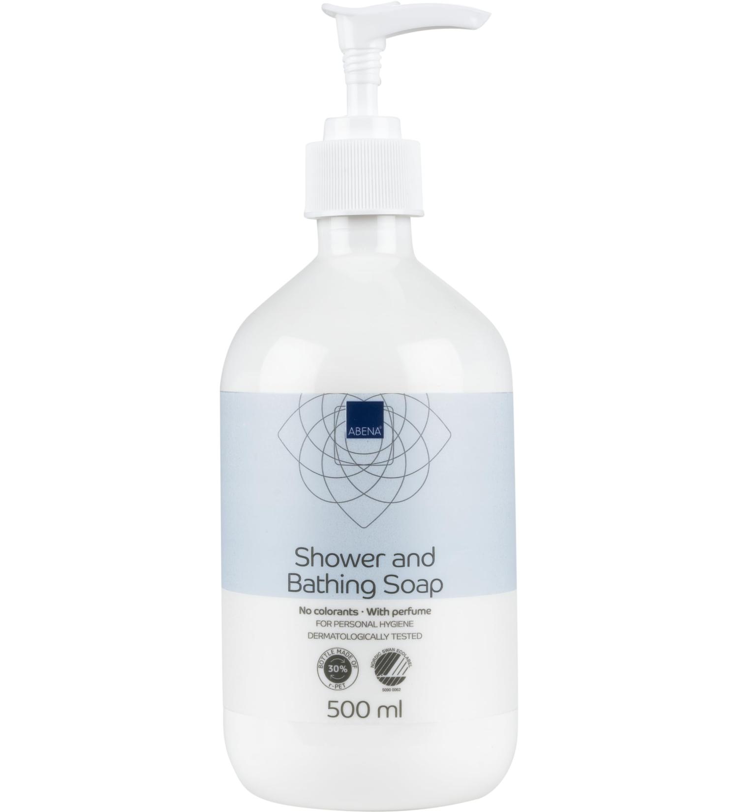 Abena Hair and Body Wash | 500ml | Hair and Body Wash for All Scalp and Skin Types | Fragranced Hair and Body Wash | Dermatologically Tested | Sensitive Shower Gel - Buy Online on GoSupps.com