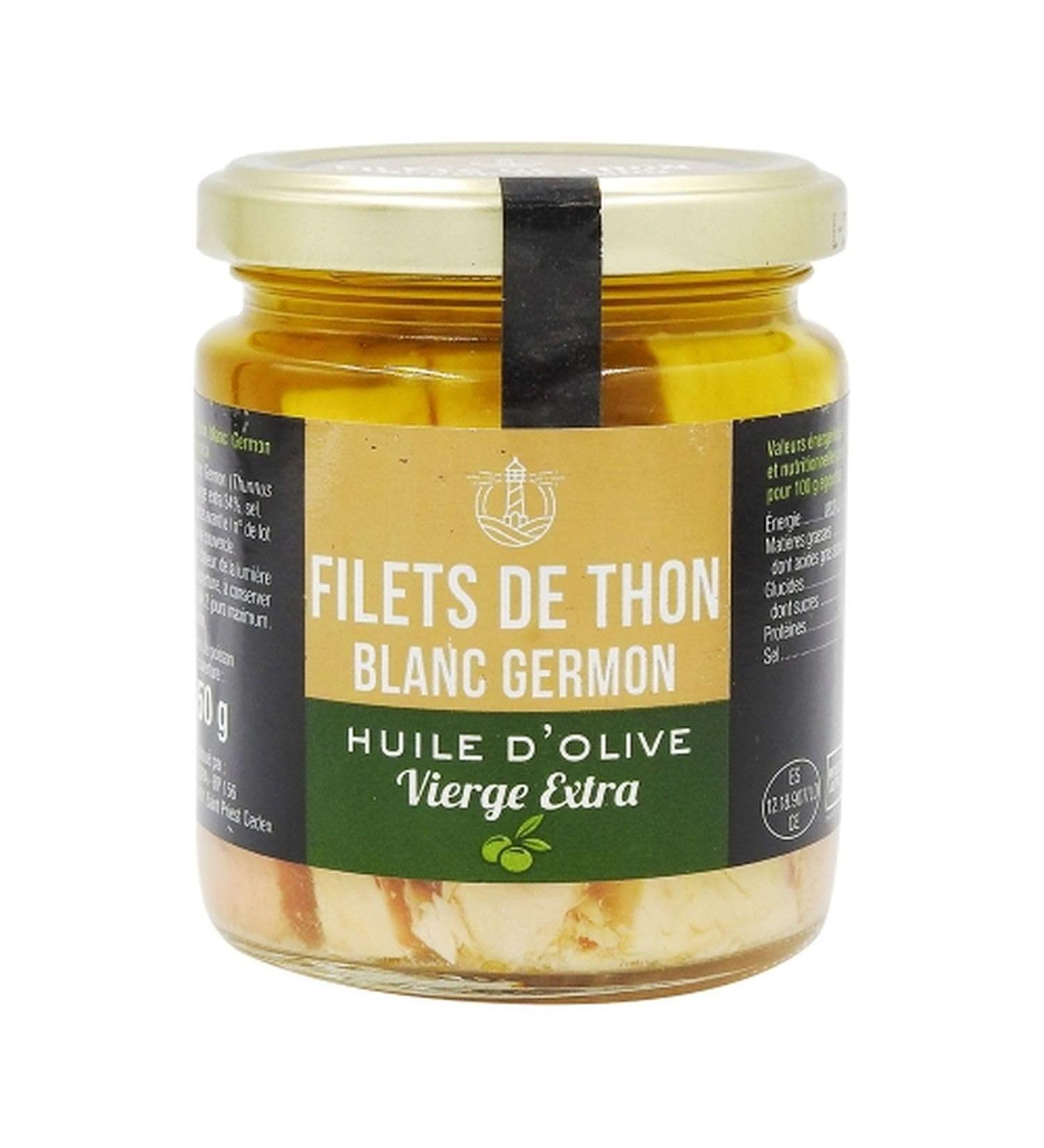Germon white tuna fillets VE olive oil - Jar 230g