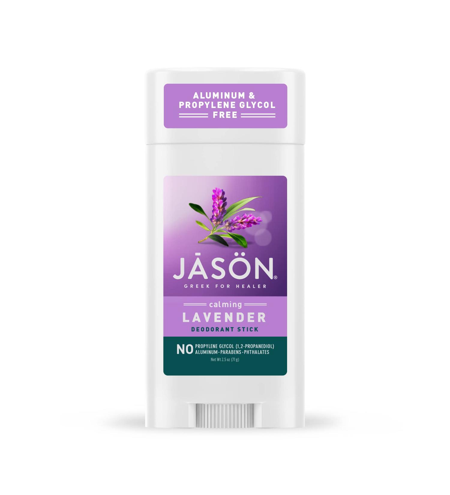 Jason Aluminum Free Deodorant Stick Calming Lavender 2.5 Oz (Packaging May Vary) Lavender 1 Count (Pack of 1) - Buy Online on GoSupps.com