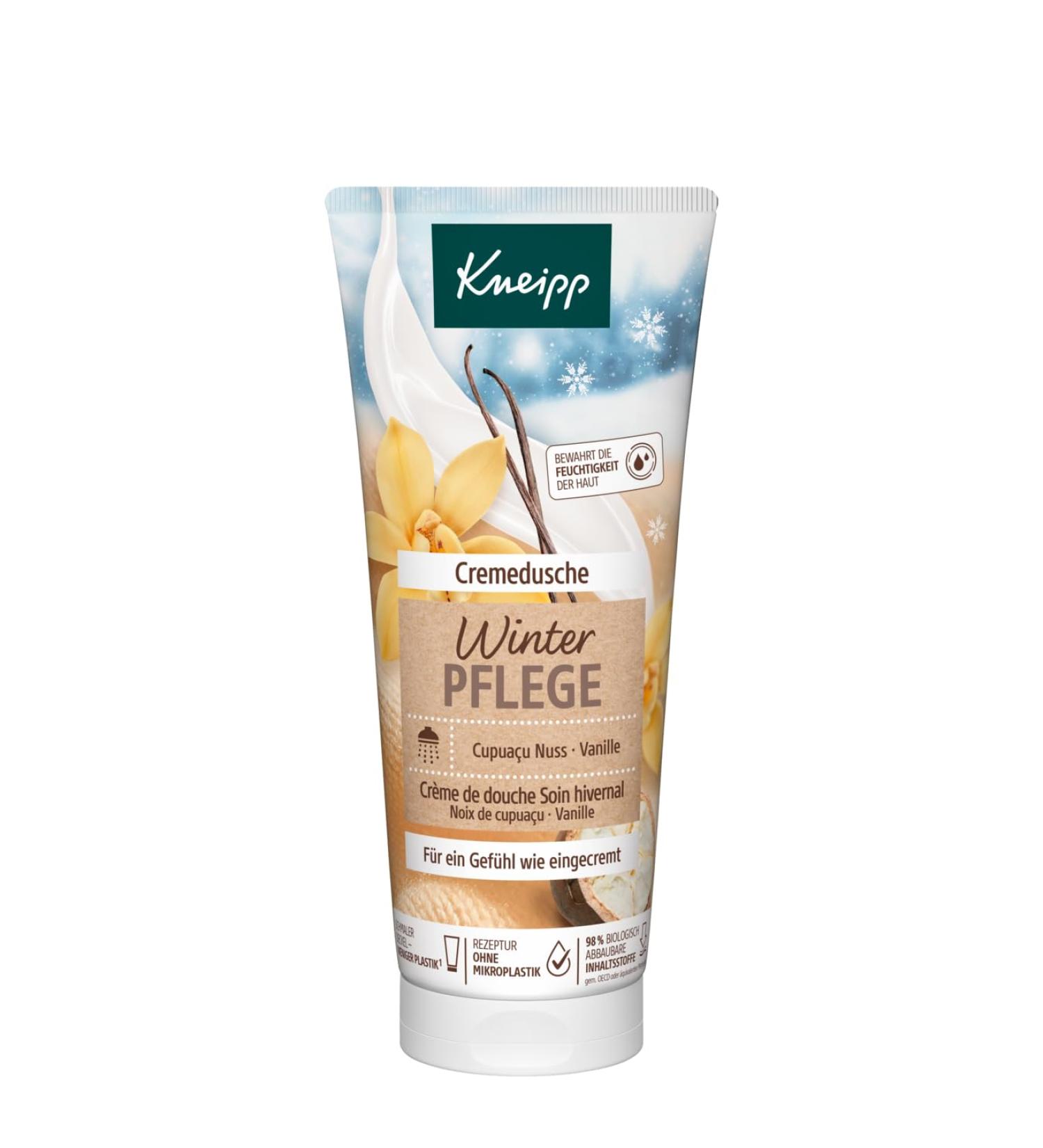 Kneipp Cream shower winter care shower cream from Cupua u nuts and vanilla extract mild cleansing and gentle care 200 ml 1 piece - Buy Online on GoSupps.com