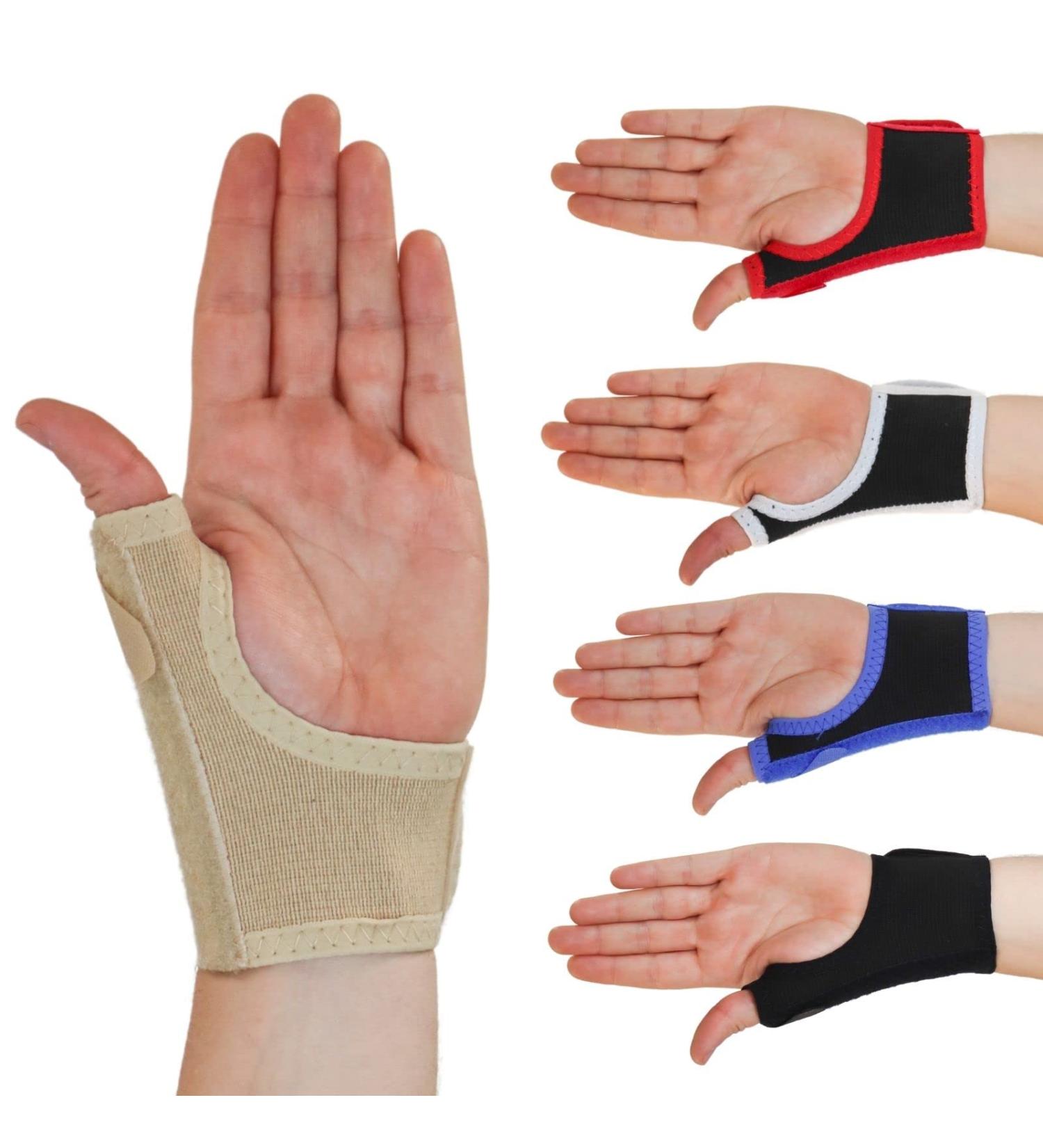 Solace Bracing Thumb Support Max - British Made, NHS Supplied - Thumb Spica Splint for CMC Pain, Arthritis, Tendonitis - Beige XL Left Hand - Buy Online on GoSupps.com