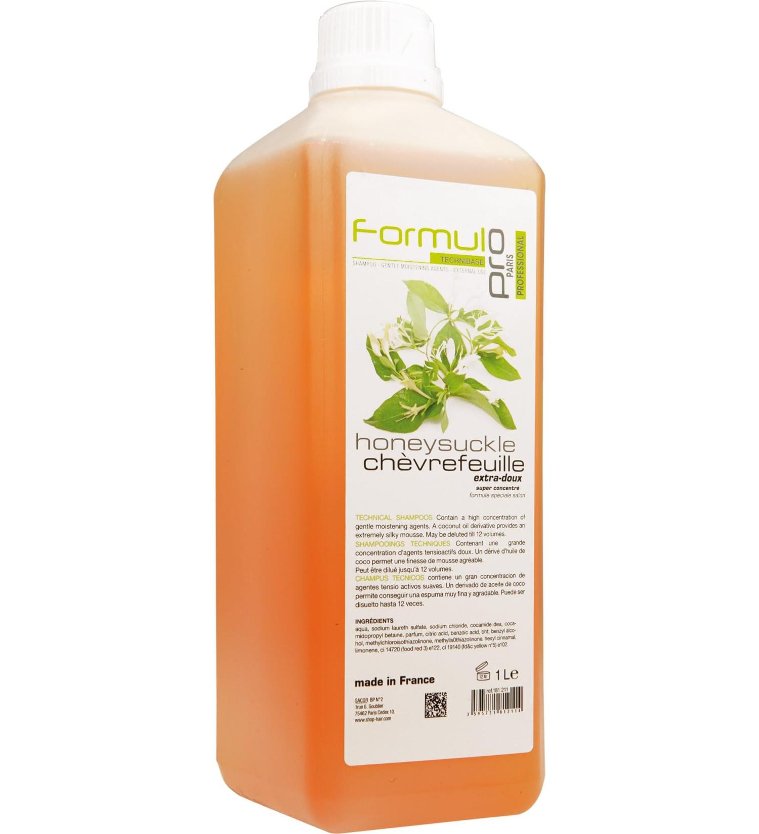 Pro'Coiff Family Kit N°0002 Concentrated Shampoo 1 L Honeysuckle + acc