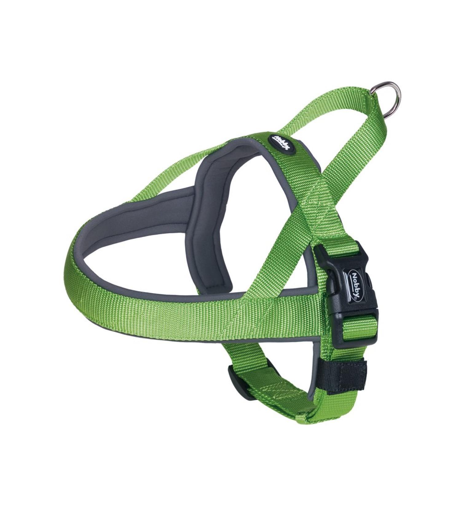Nobby Norwegians Classic Preno - Neon Green/Gray Dog Collar (L: 38-50 cm B: 20/25 mm) - International Shipping Available - Buy Online on GoSupps.com