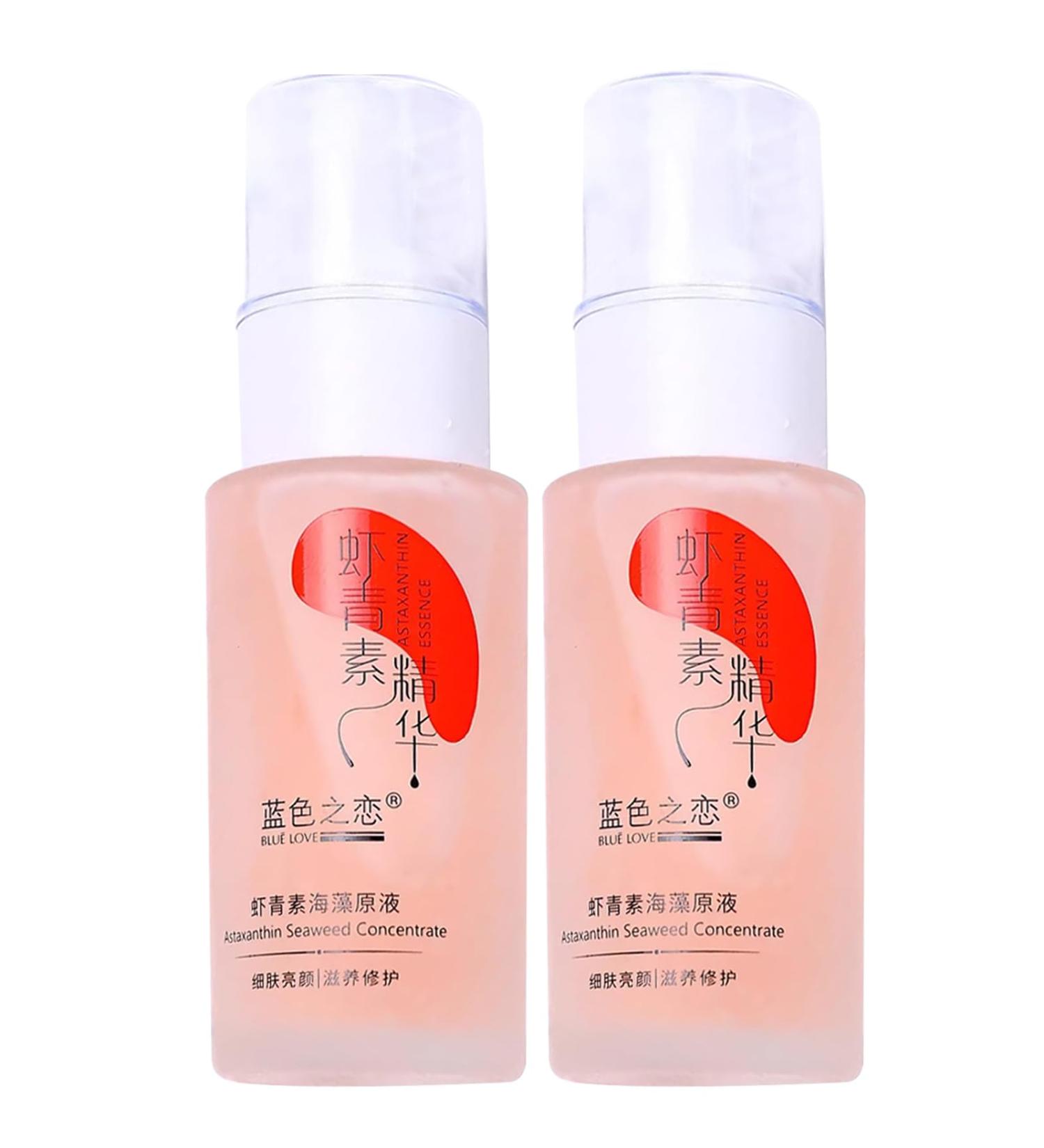 BLUE LOVE 2PCS Astaxanthin Seaweed Face Serums for Men & Woman Anti-Aging Hydration Facial Moisturizer Skincare for All Skin Types Unscented 2.72 Fl Oz (Pack of 1) - Buy Online on GoSupps.com