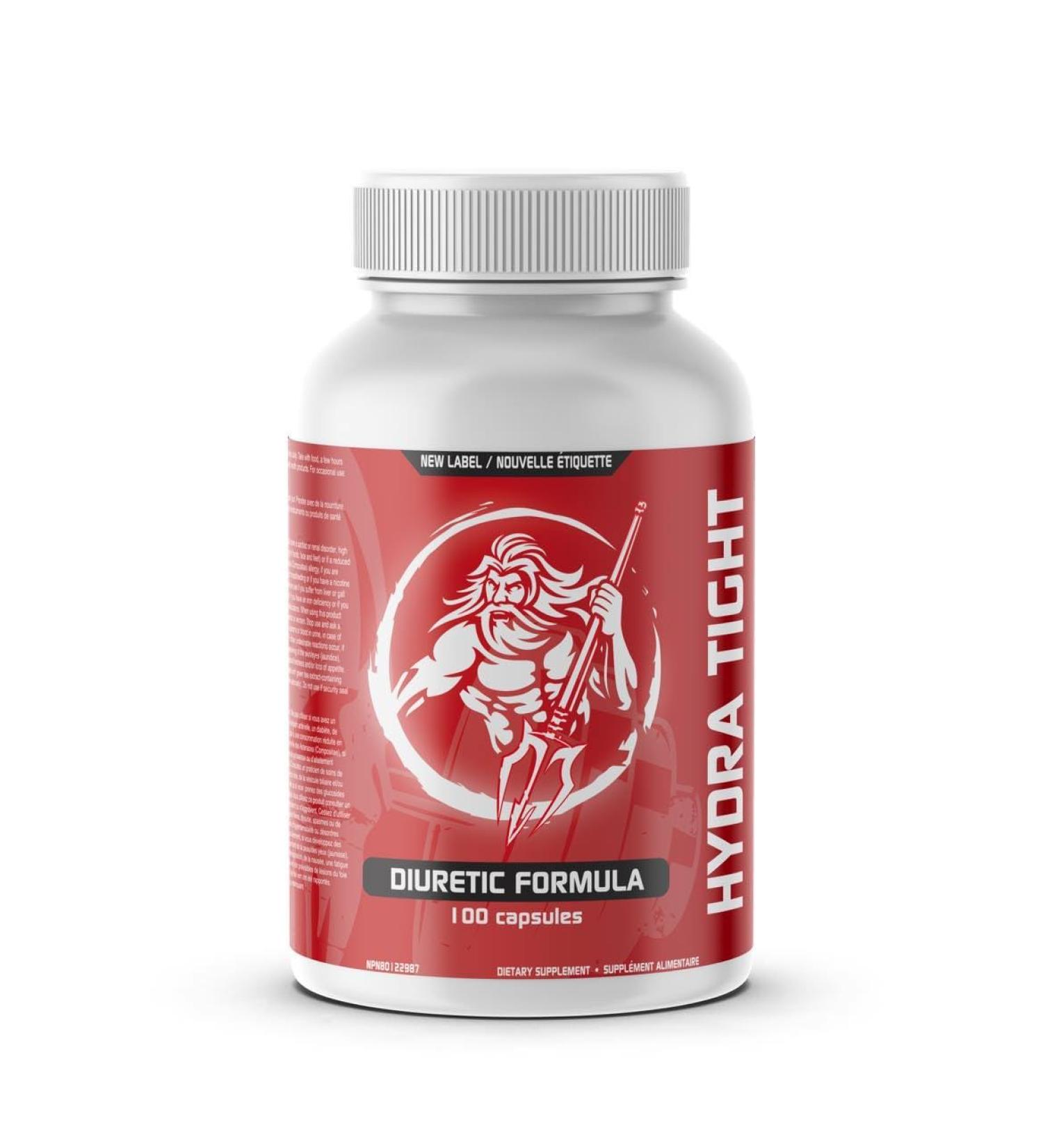 Predator Labs Hydra Tight 100 capsules - Synergestic blend of ingredients and plant to promote healthy water elimination healthy electrolyte balance help for more defined apparence or simply feel better in your body - Buy Online on GoSupps.com