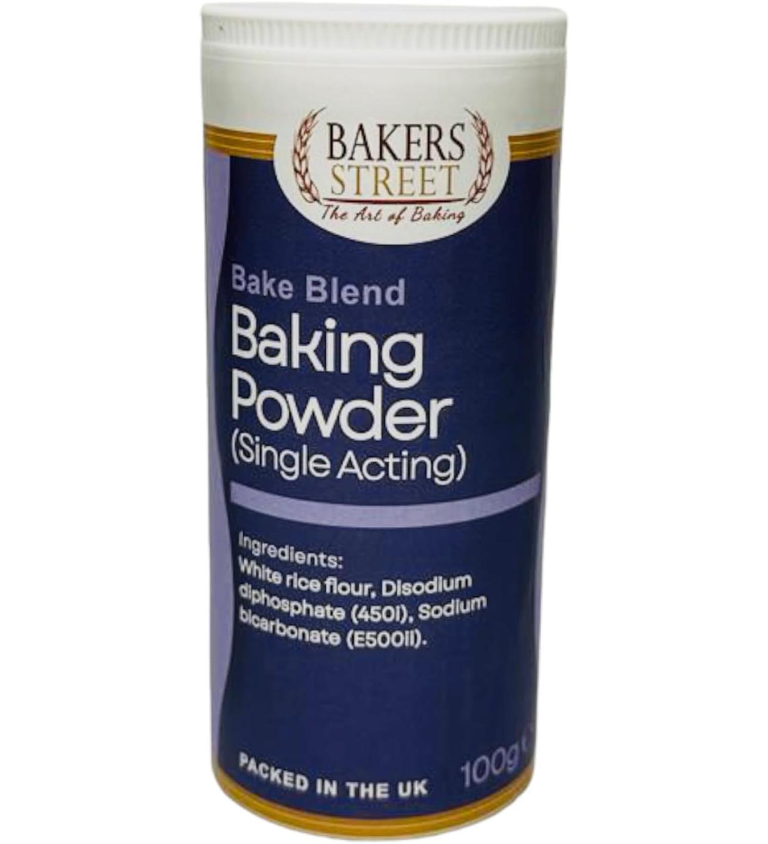Bakers Street Gluten Free Baking Powder (6 X 100g) | World Best Premium Quality | For Making Foods - Buy Online on GoSupps.com