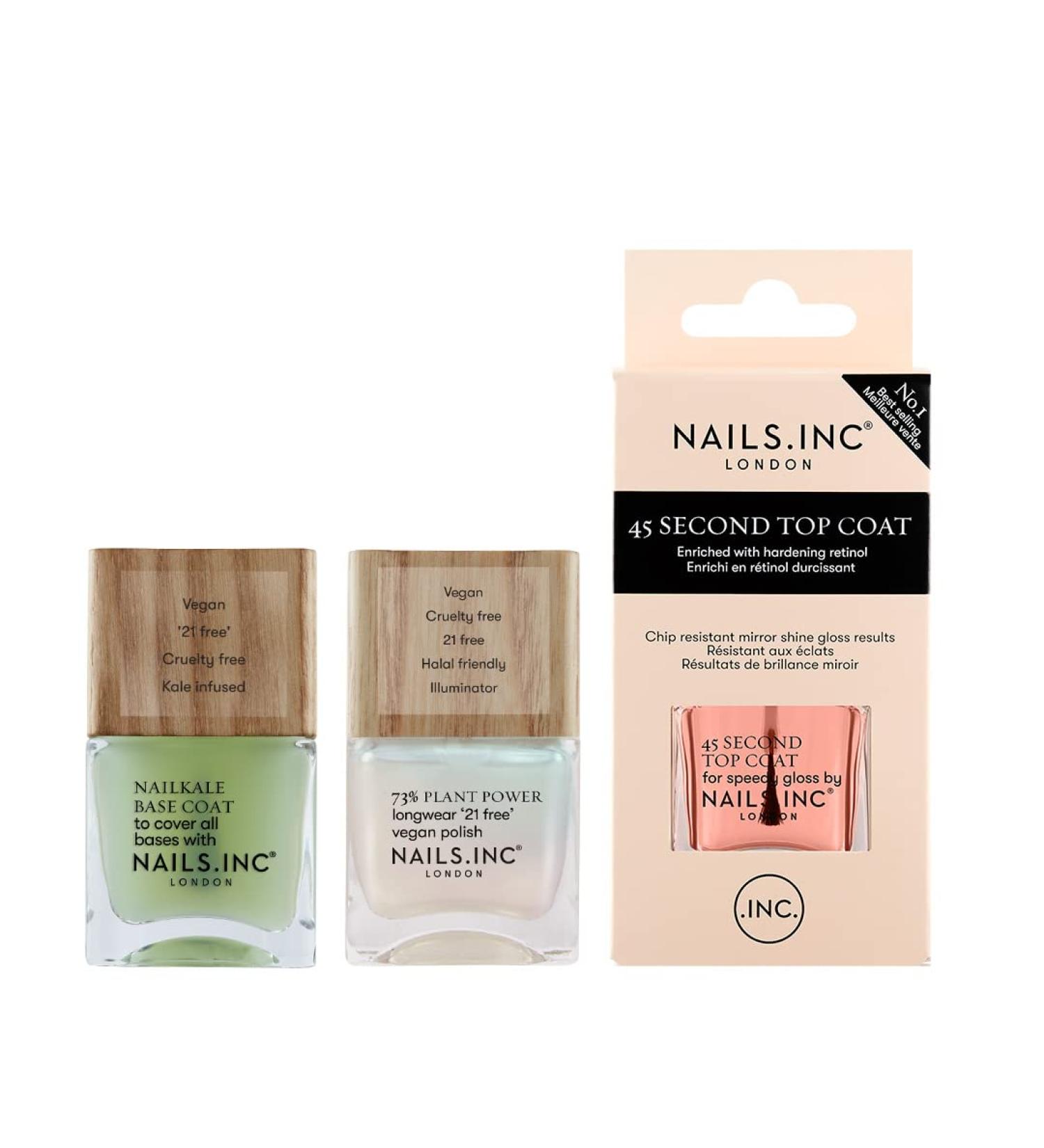 Nails.INC Glow For Good Nails 3-Piece Nail Set (Worth Value 39) - Buy Online on GoSupps.com