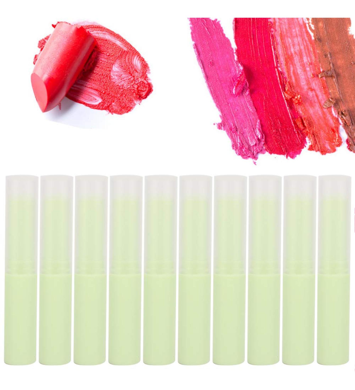 Empty Lip Balm Tube DIY Lipstick Making Lip Balm Tube for Lip Balm Lipstick(12#Lipstick tube green ) - Buy Online on GoSupps.com