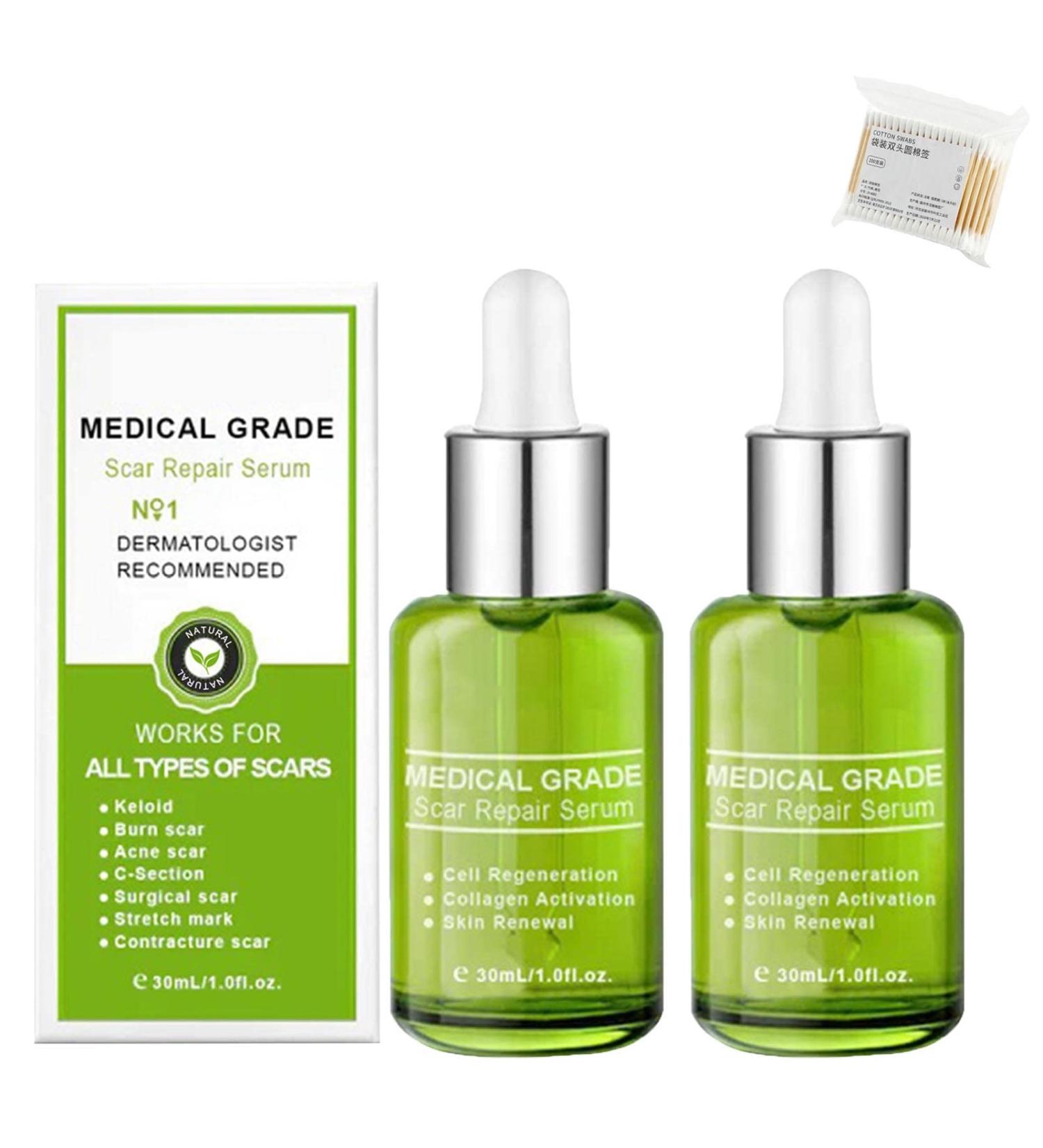 Goopgen Advanced Scar Repair Serum - Medical Grade Nature Treatment for All Types of Scars (2pcs) - Buy Online on GoSupps.com