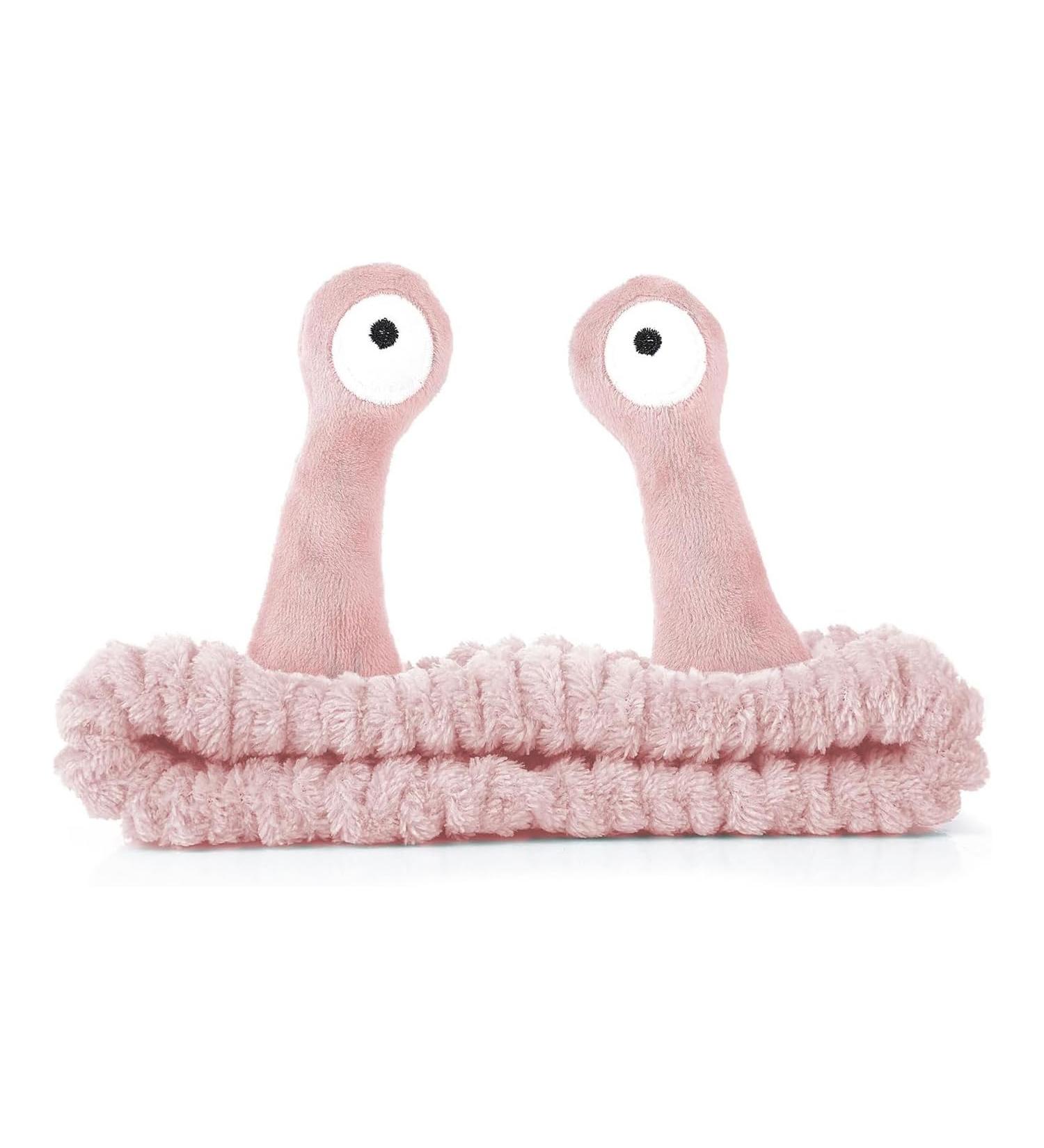 XIANZANDER Face Wash Headband Snail Spa Hair Bands Facial Makeup HeadBand Elastic Headband Creative Accessories for Women Girls Washing Face Beauty (Pink) - Buy Online on GoSupps.com