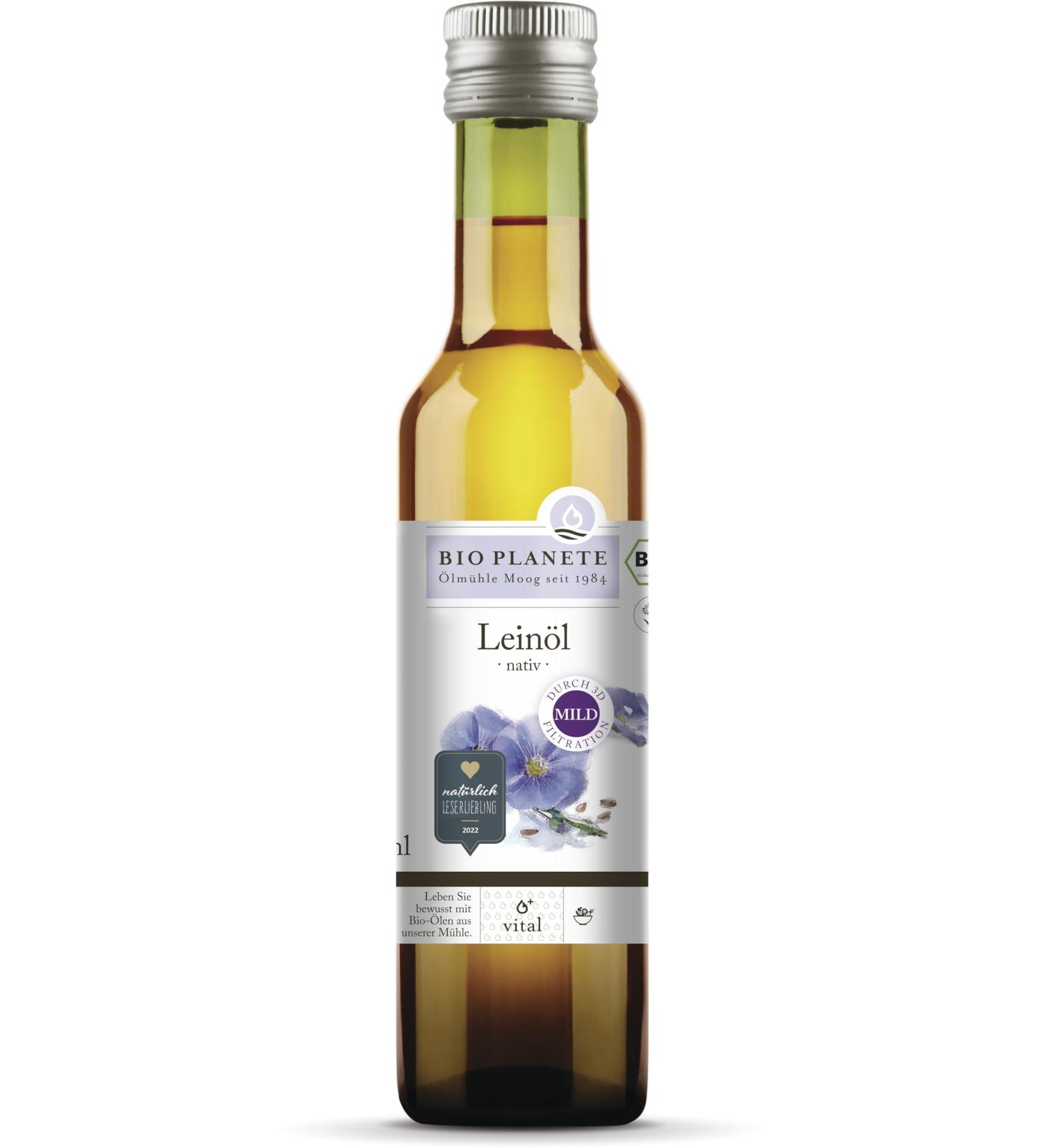 Bio Planete Organic Linseed Oil Native 3D Filtration (2 x 250 ml)