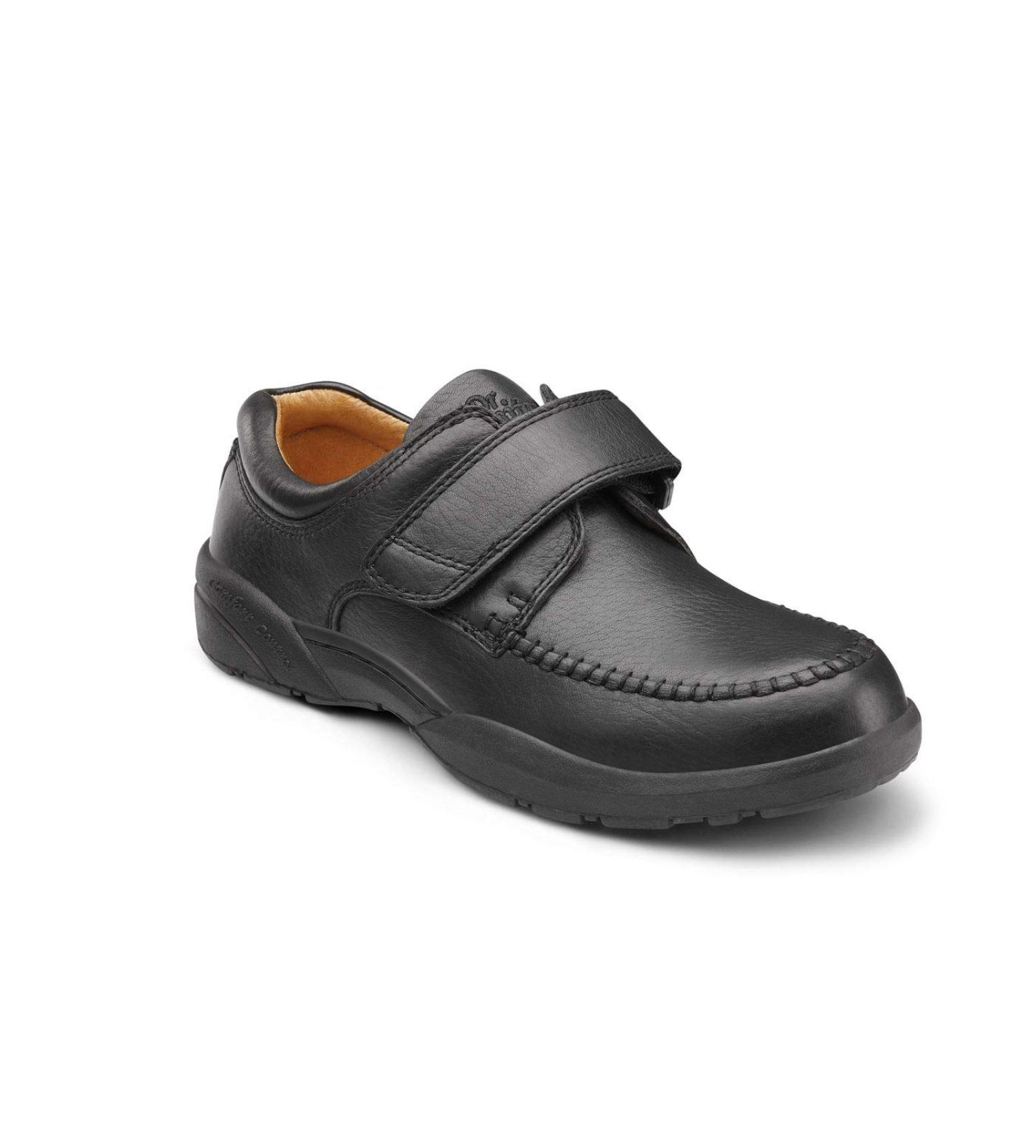 Dr. Comfort Men's Scott Diabetic Casual Shoes - Black - Size 13.5 Wide (E/2E) - Buy Online on GoSupps.com