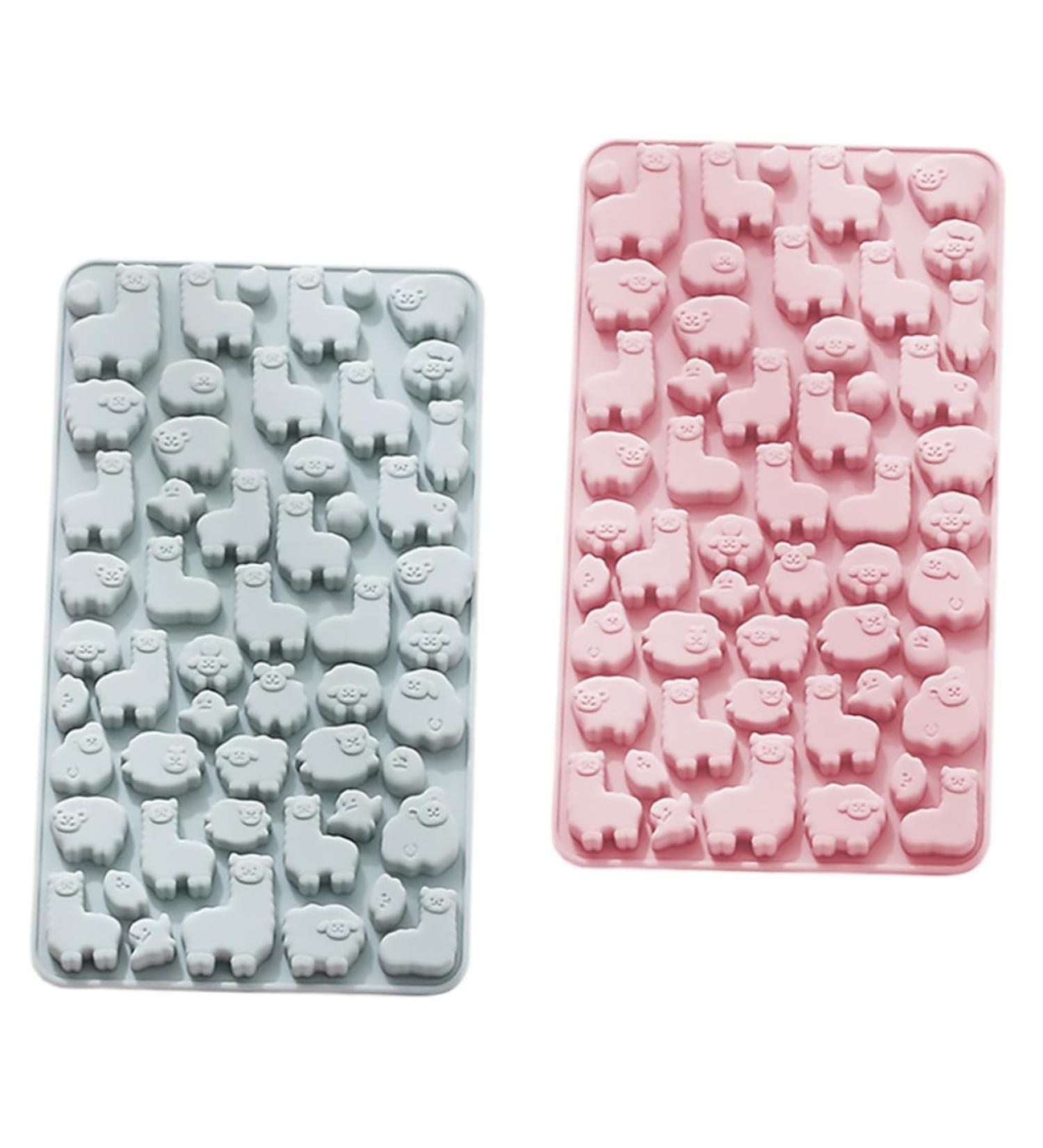 Zerodeko 2pcs Chocolate Silicone Mold Silicone Fondant Rubber Candy Molds Candy Gummy Molds Silicone Mold Making Kit Animal Candle Molds Soap Alpaca-Shape Mold Cake Mold Silica Gel Lollipop 23.2X12.9X1.1CM Random Color - Buy Online on GoSupps.com