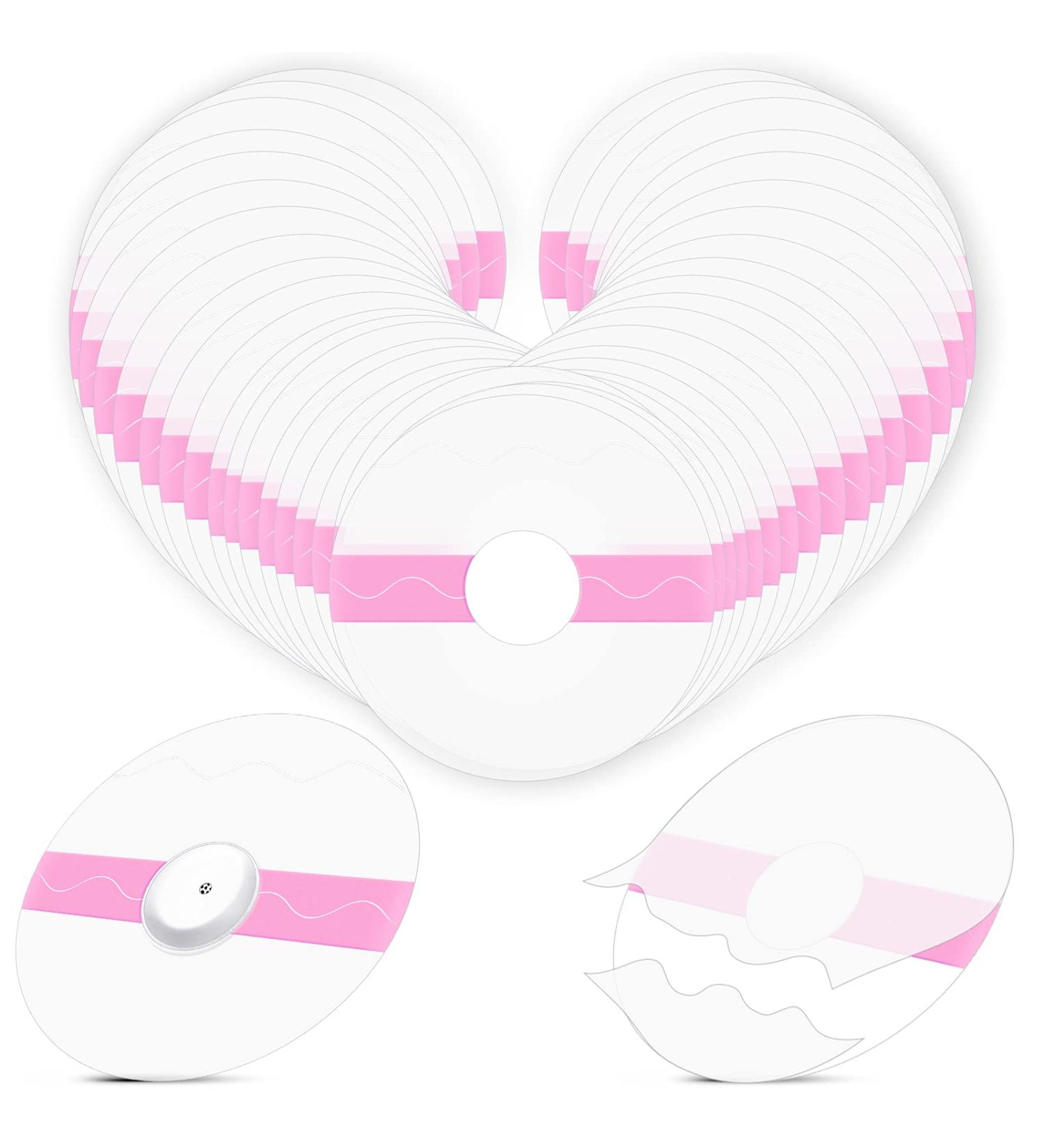 48 Pack Waterproof Adhesive Patches for CGM Sensor - Pink - Shower, Swimming, Cycling, Running - Buy Online on GoSupps.com