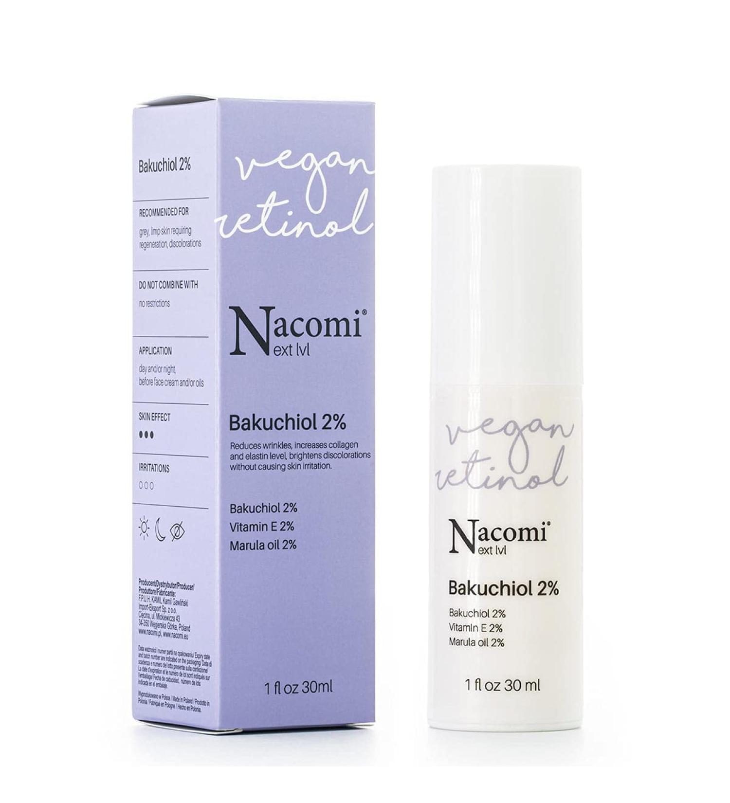 Nacomi NACOMI NEXT LEVEL VEGAN RETINOL BAKUCHIOL 2% 30 ml