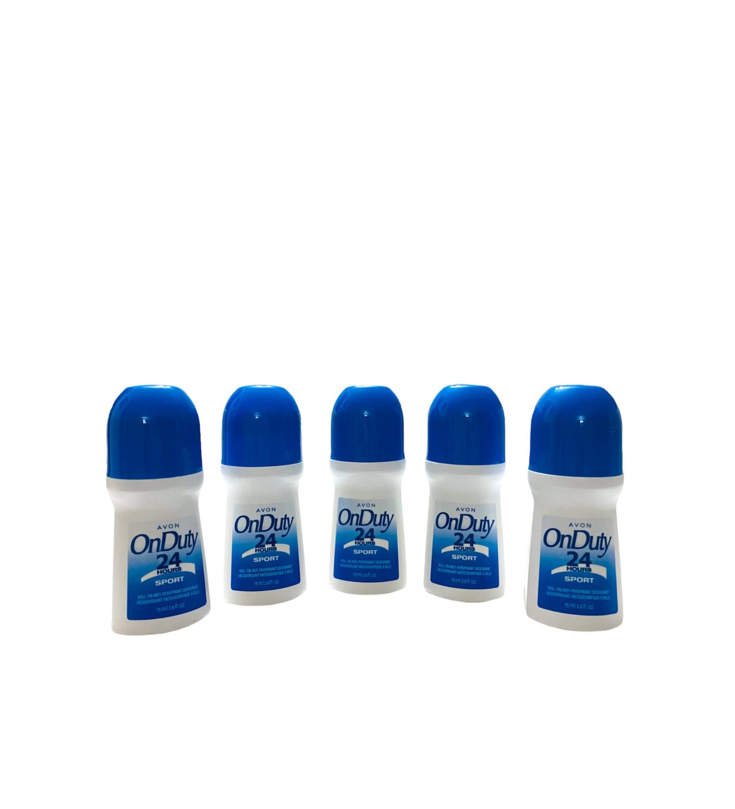 Avon On Duty 24-Hour Sport Deodorant 1.7 Oz - Lot of 5 | Long-lasting Protection - Buy Online on GoSupps.com