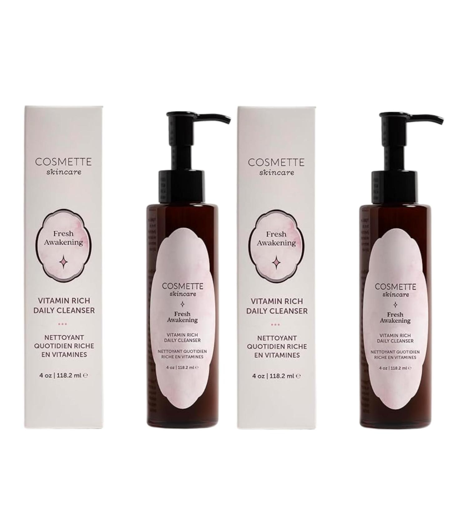 Cosmette Fresh Awakening Daily Cleanser (2 Pack)