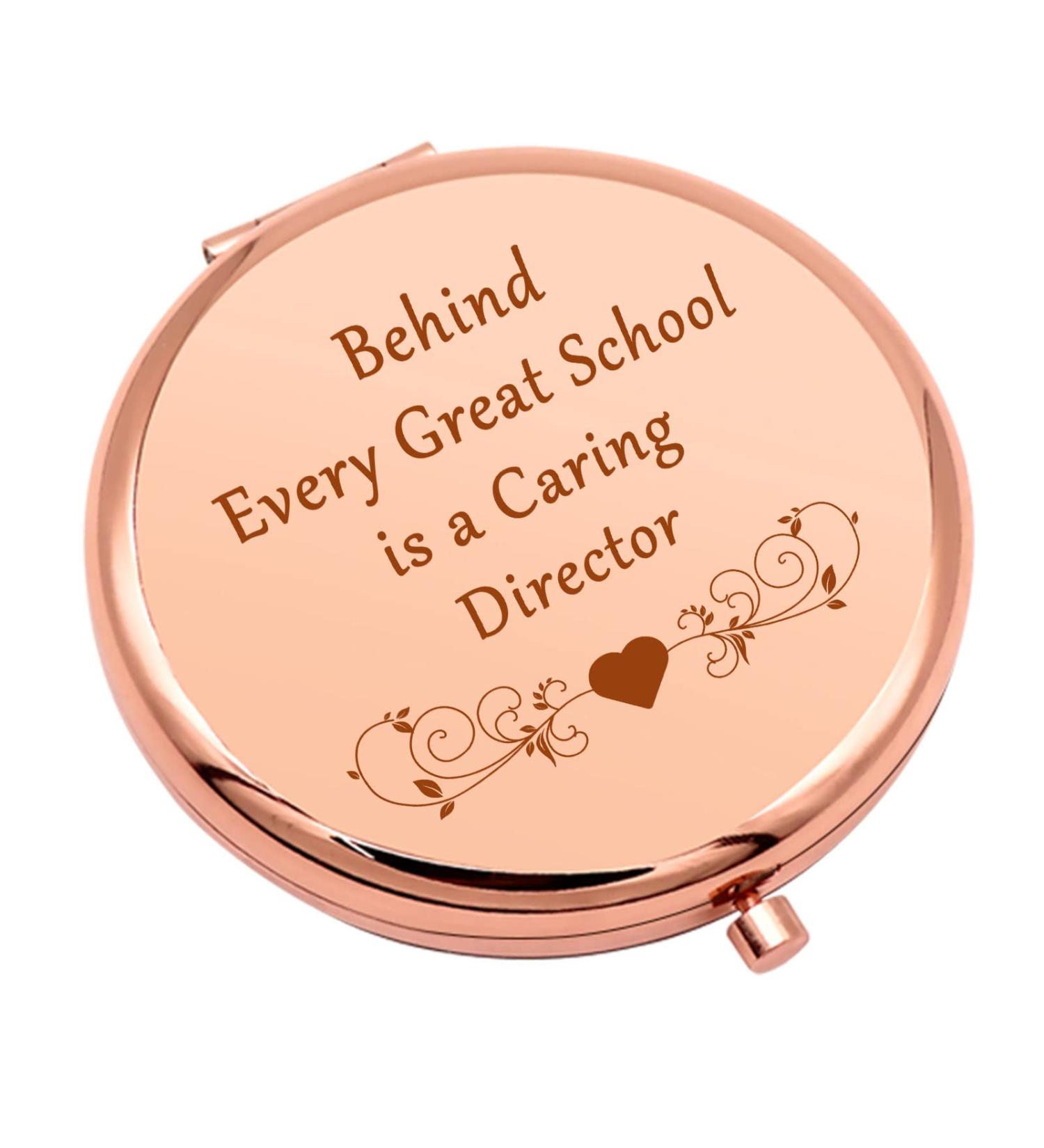 Director Appreciation Gifts for Women Compact Mirror School Graduation Gift Daycare Teacher Gifts Preschool Director Gift Thank You Gift Folding Makeup Mirror Retirement Birthday Gift - Buy Online on GoSupps.com