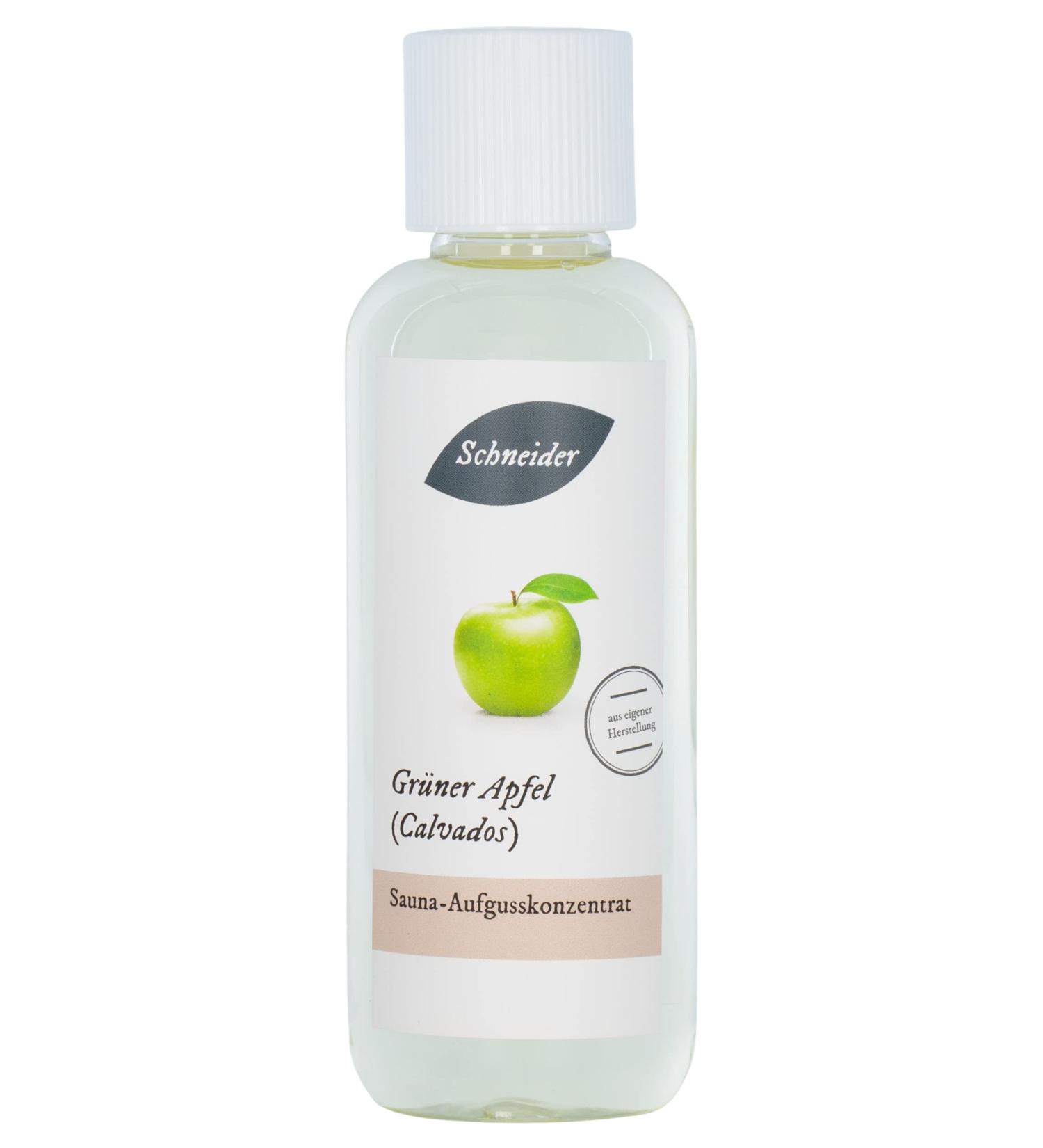 Saunabedarf Schneider Green Apple Infusion Concentrate - Juicy Sauna Experience 250ml - Buy Online on GoSupps.com