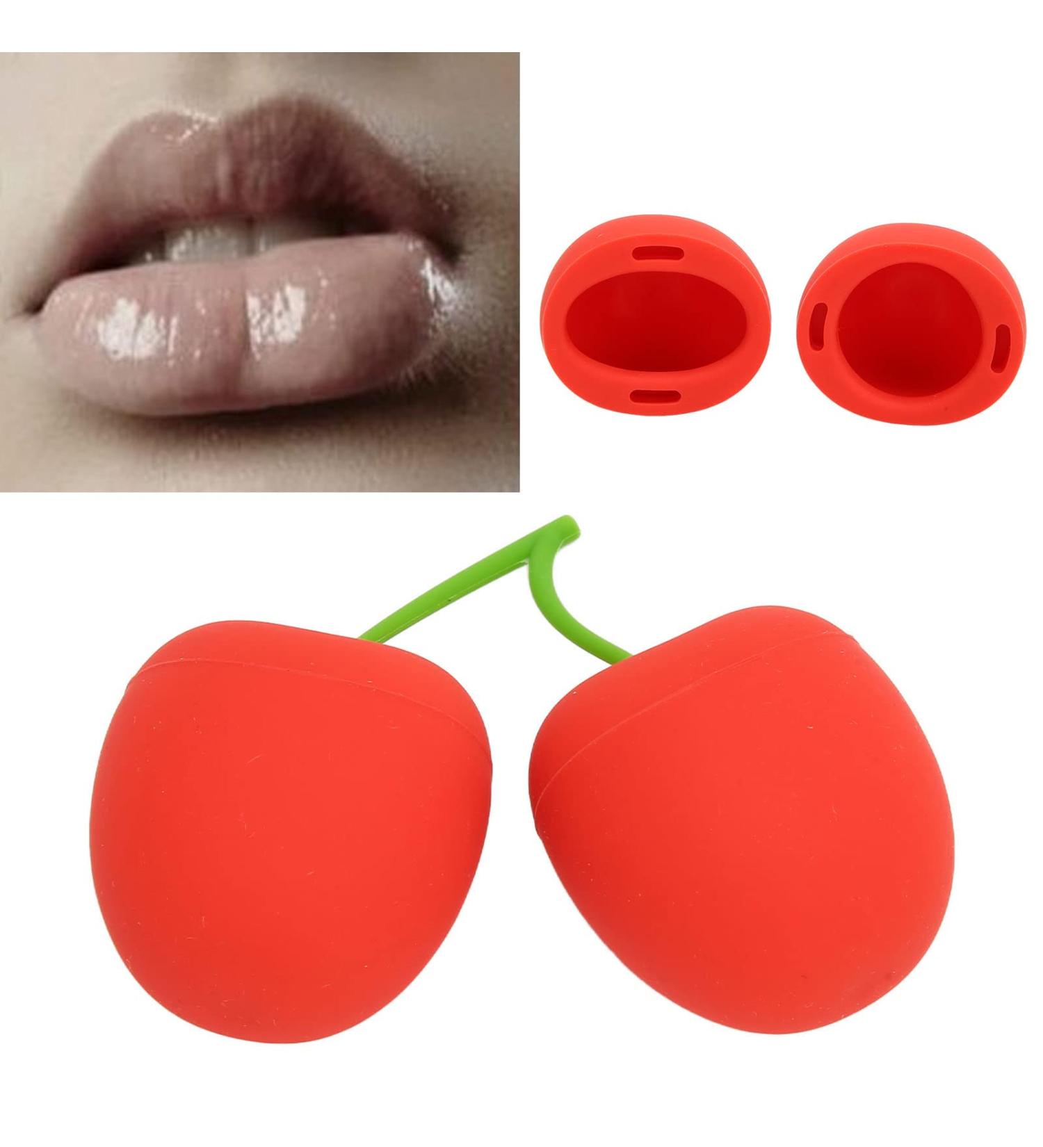 Cherry Shaped Lip Plumper Enhancer | Silicone Lip Enhancer for Beautiful Curves | Women's Lip Plumping Device - Buy Online on GoSupps.com