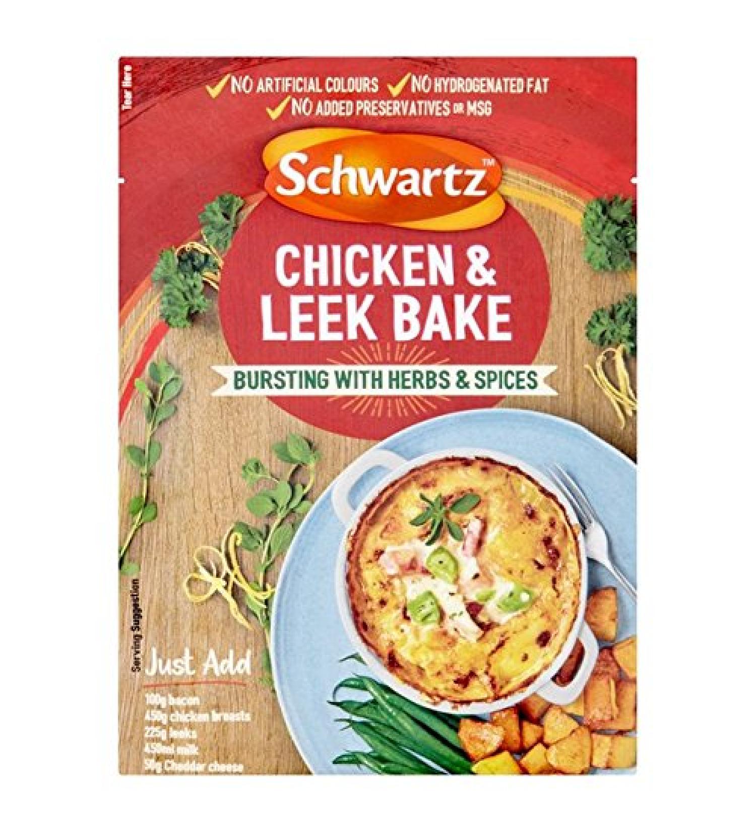 Schwartz Schwartz Chicken & Leek Seasoning Mix 35g (Pack of 12)