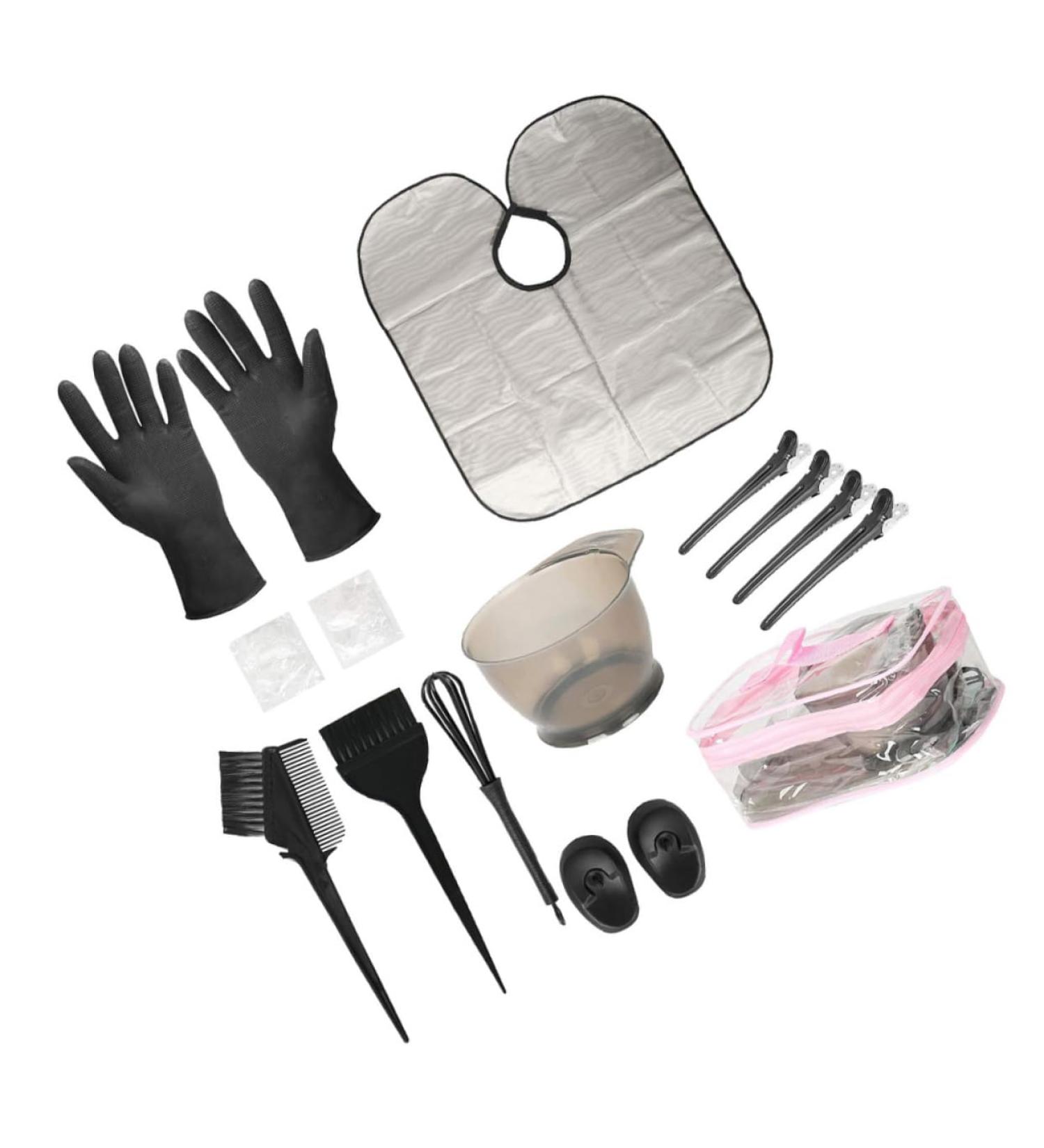 1 Set Shawl Hair Dye Tools Gloves Hair Bleach Hair Coloring Kit Dye Brush Bleach Hair Kit Bleach Kit Hair Salon Supplies Accessories Tool Kit Hair Color Kit Pvc Product Cosmetic - Buy Online on GoSupps.com