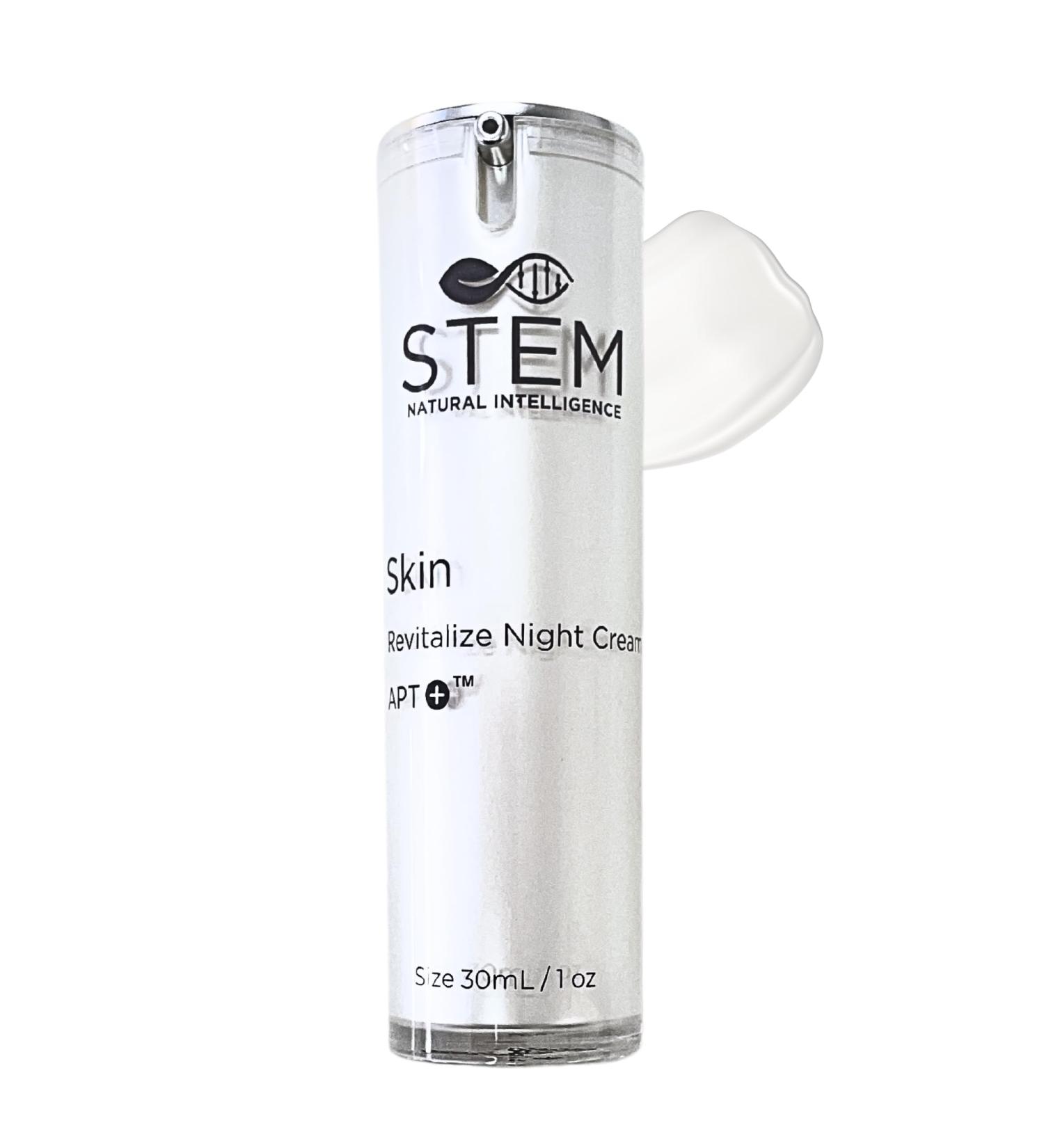 STEM Revitalize Night Cream - Luxury Night Moisturizer for Women Antioxidant Support 1oz - International Shipping Available - Buy Online on GoSupps.com