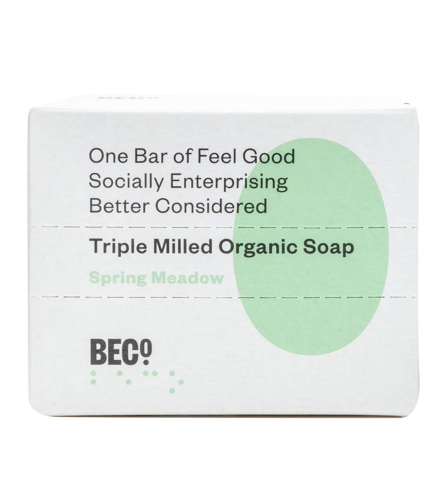 BECO. Spring Berries Triple Milled Organic Bar Soap Vegan 100% Hypoallergenic - Buy Online on GoSupps.com