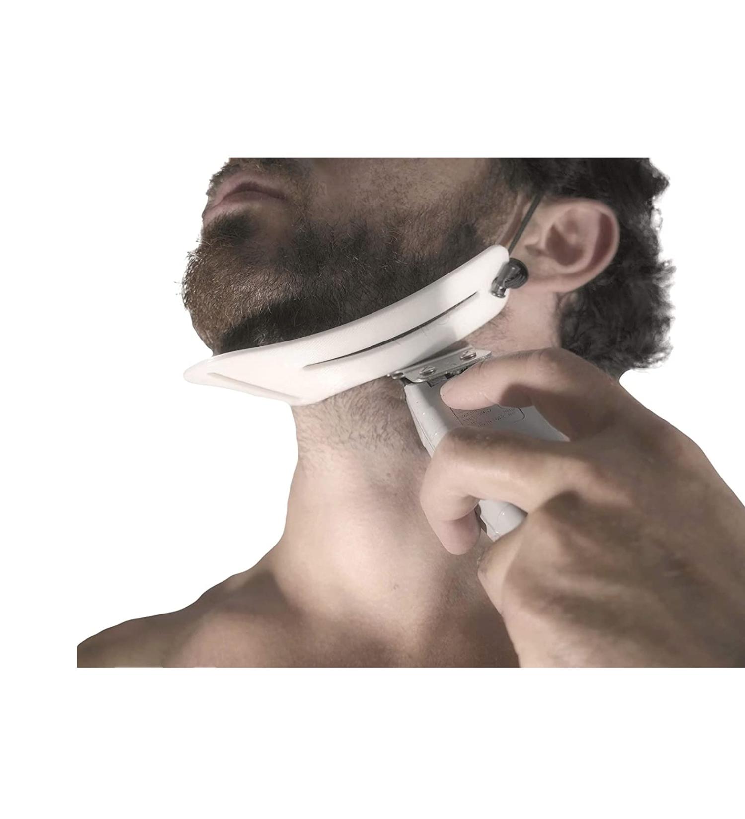 Beard Shaper Tool | Perfect Stencil for Neck Line Trimming & Self Haircuts | Beard Cutting Guide - Buy Online on GoSupps.com