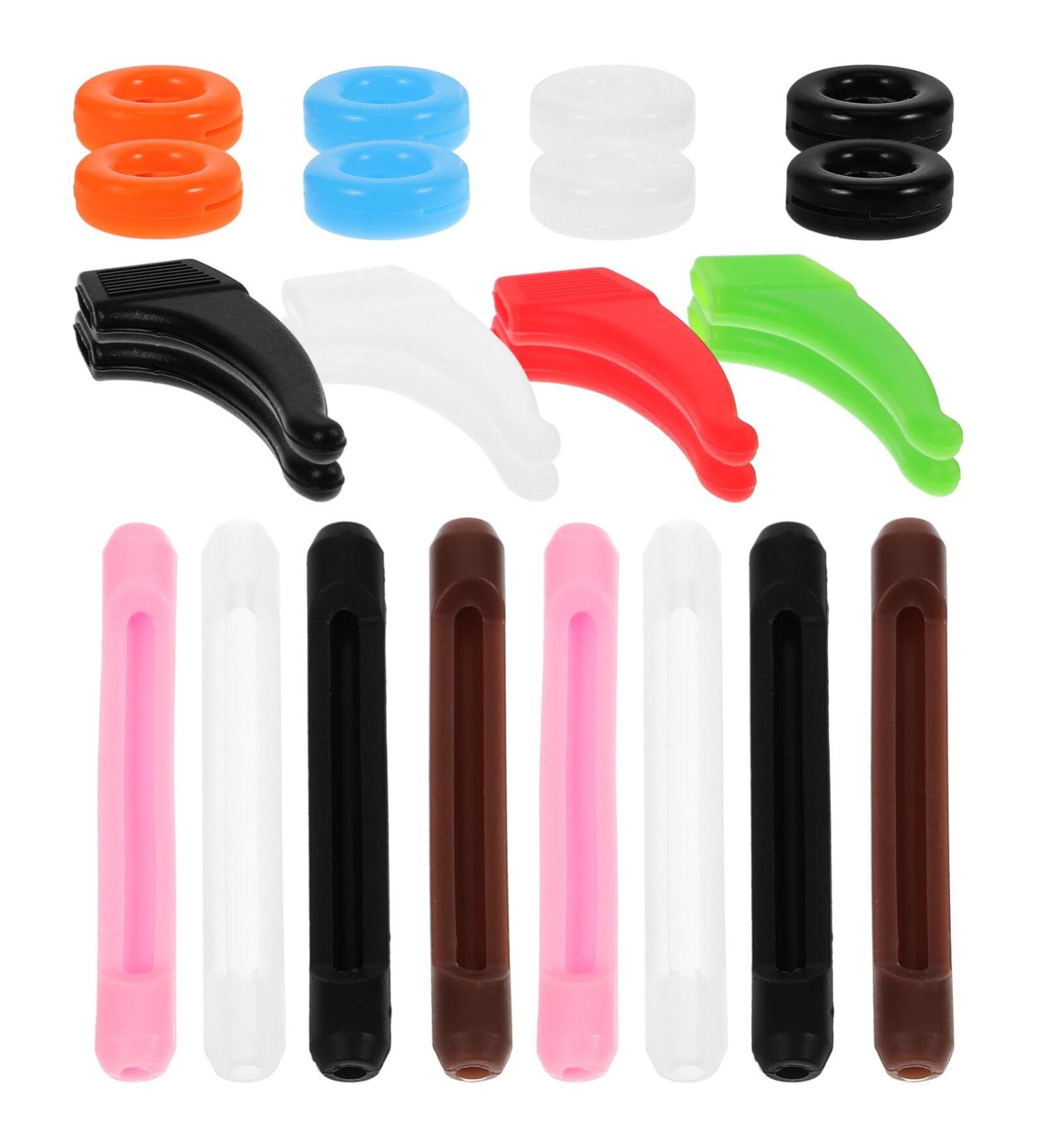 Uonlytech Slide-Resistant Glasses Holder Set | Interchangeable Ear Handles & Protective Tips for Enhanced Comfort | International Shipping Available - Buy Online on GoSupps.com