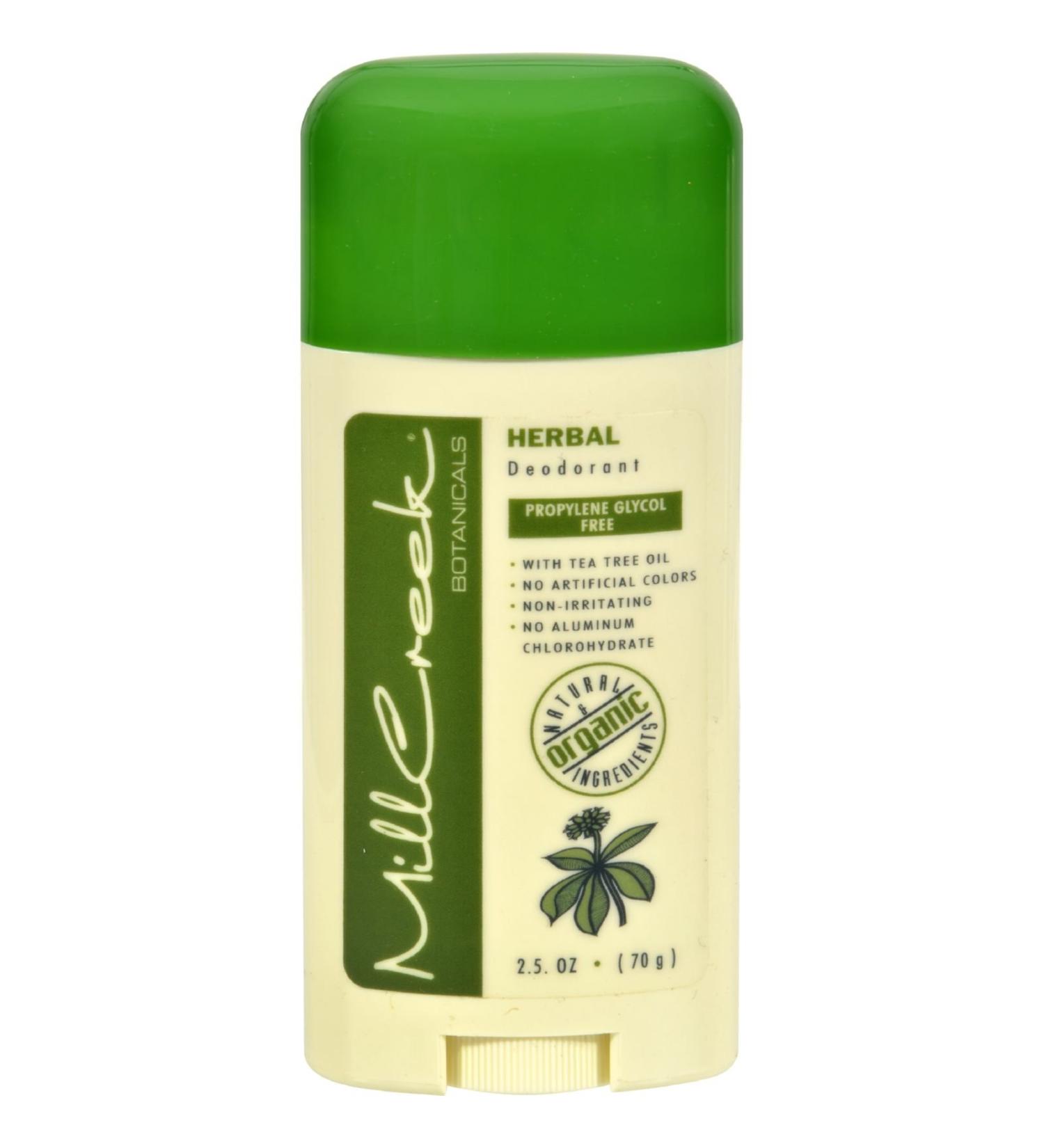 Buy Mill Creek Herbal Deodorant - Natural & Organic 2.5oz | Best International Shipping - Buy Online on GoSupps.com