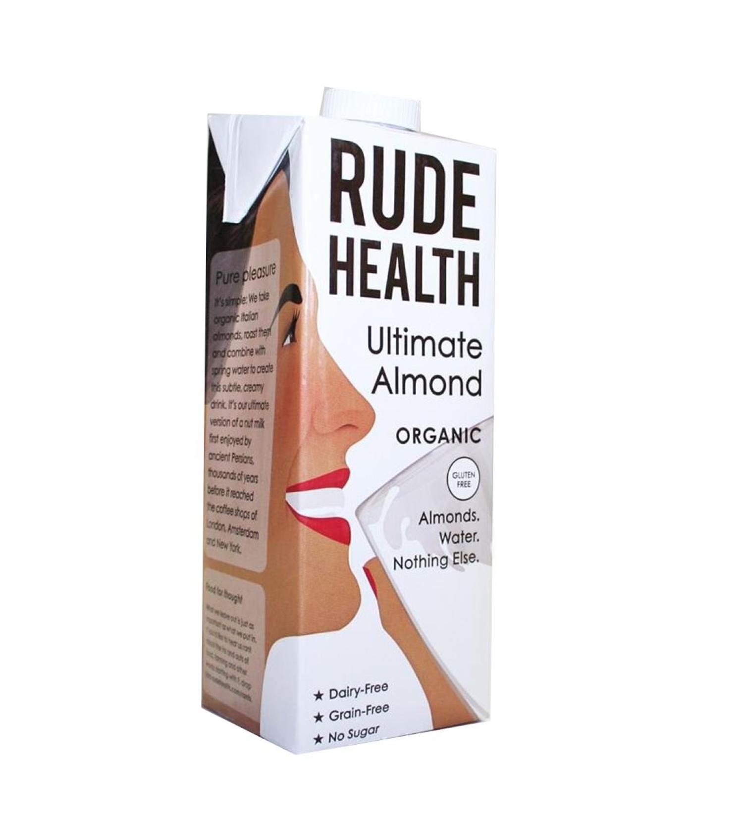 Rude Health Foods | Ultimate Almond Milk - Organic | 4 x 1l
