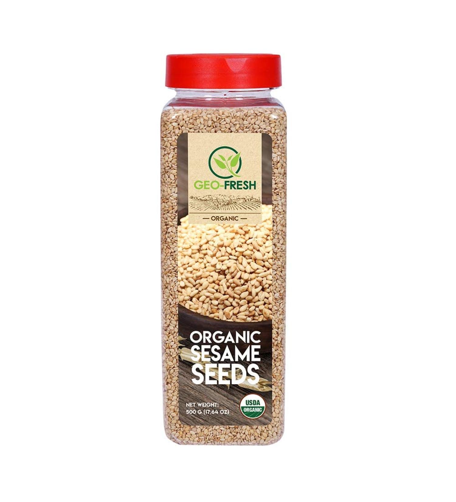 Geo-Fresh Organic Sesame Seeds (500 g) - Buy Online on GoSupps.com