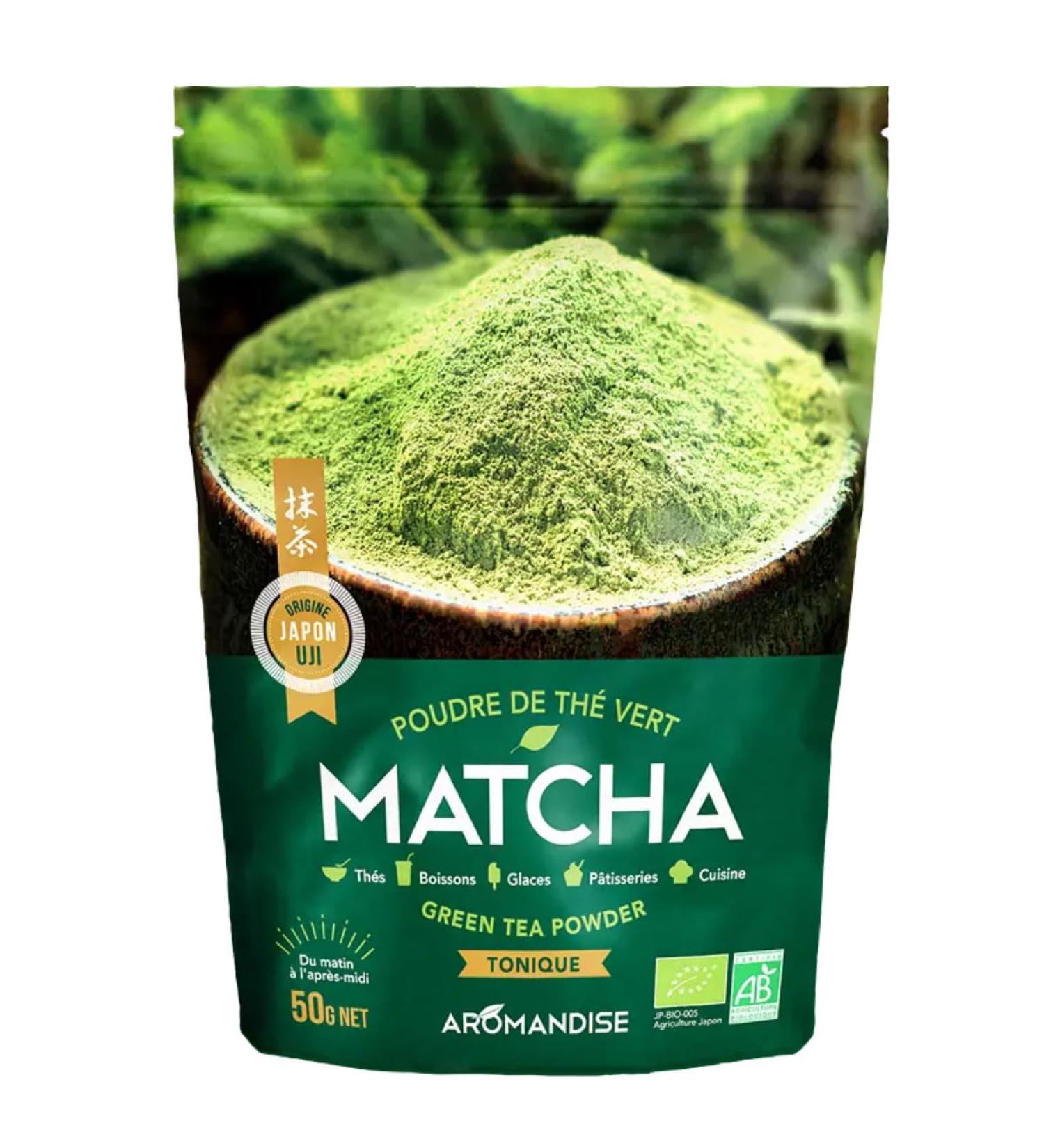 Th vert matcha bio en poudre 50g - Florisens - Buy Online on GoSupps.com