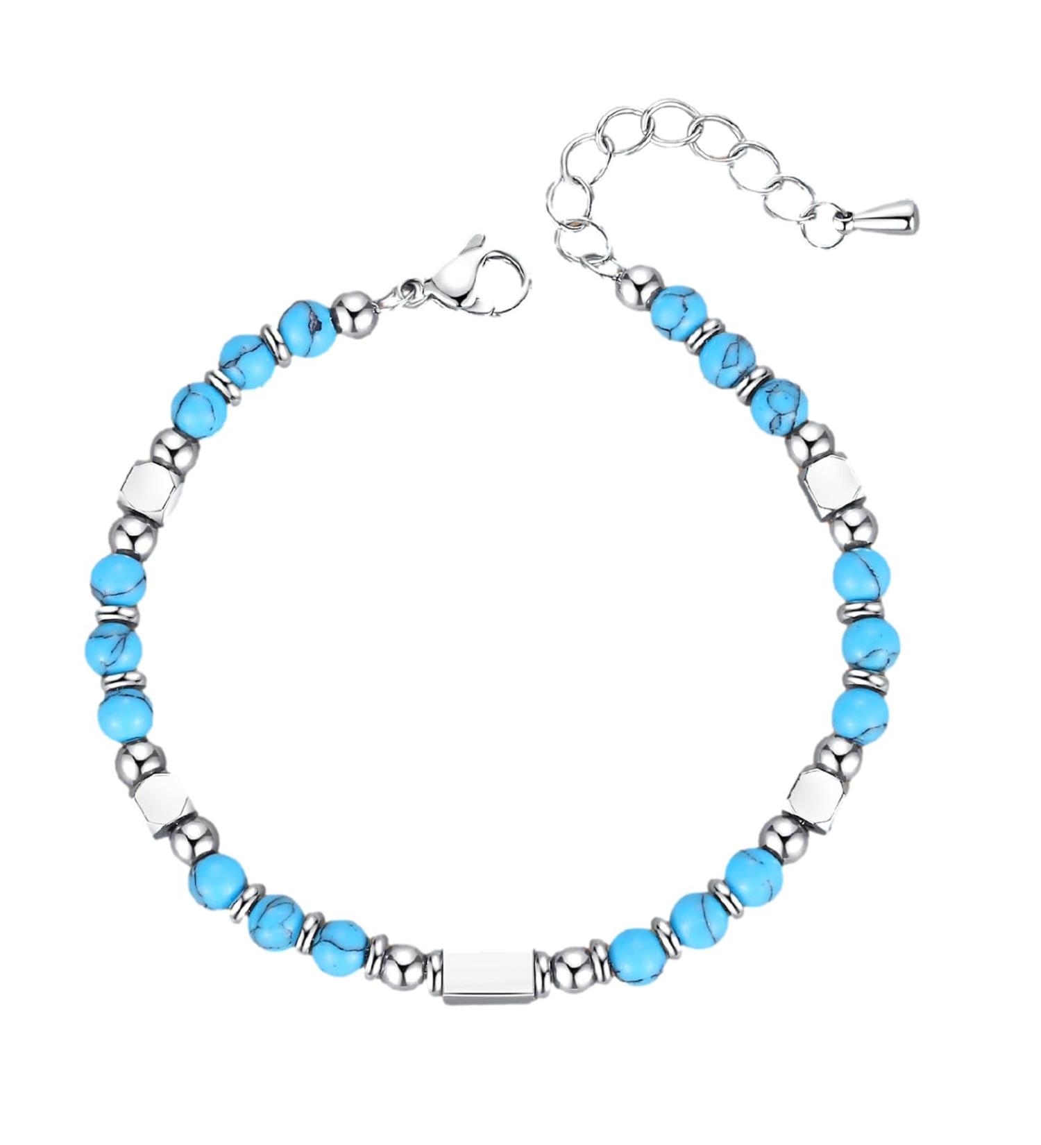 Stone Inspirational Bracelet Durable stone affirmation jewelry Elevate Spirit with Stone Inspirational Bracelet Empowering Gemstone Wristband Infused and Positive Energy Ideal for Daily Inspiratio - Buy Online on GoSupps.com