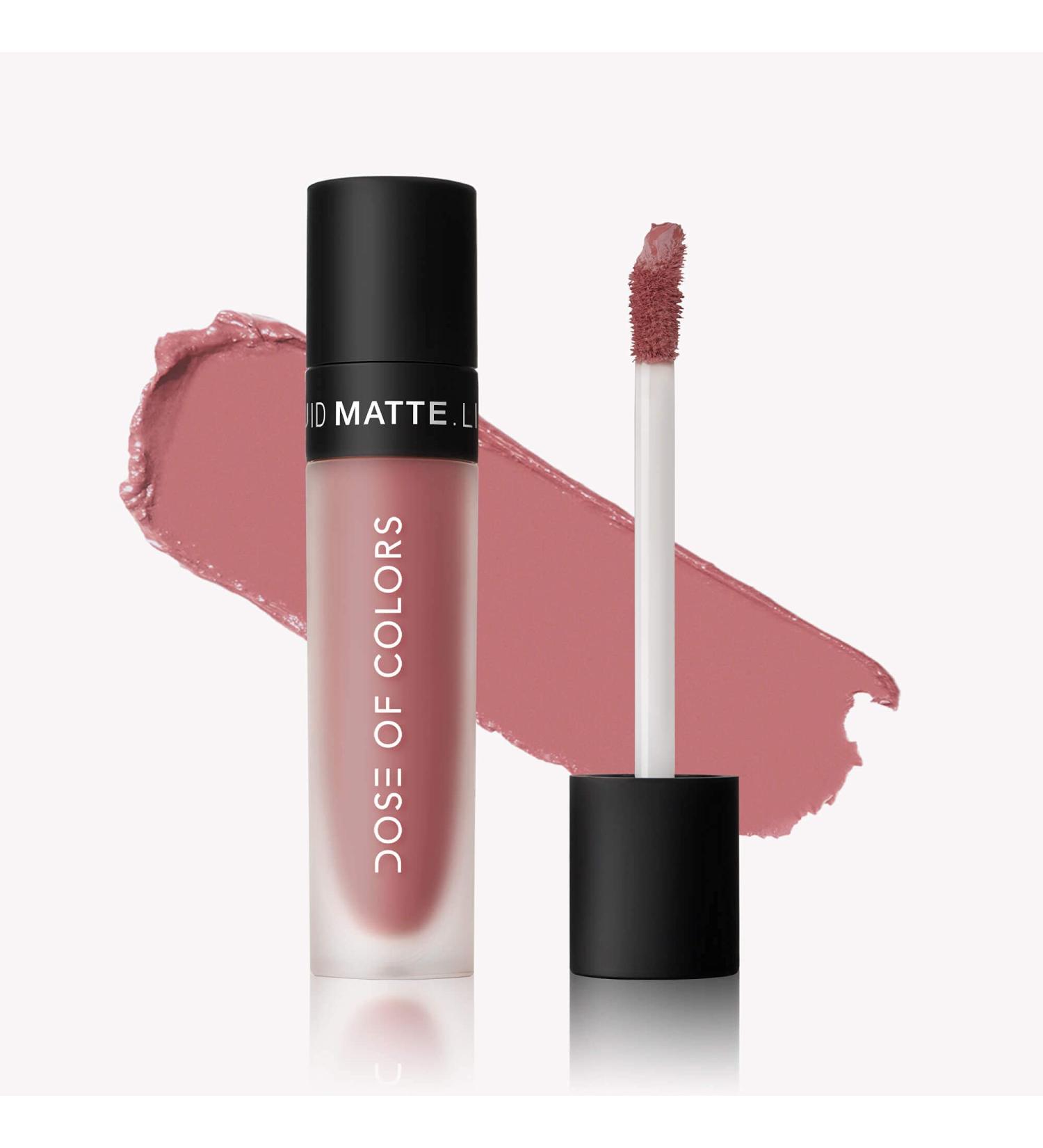 Dose of Colors Liquid Matte Lipstick Lazy Daisy | Long-Lasting, Bold Color - Buy Online on GoSupps.com