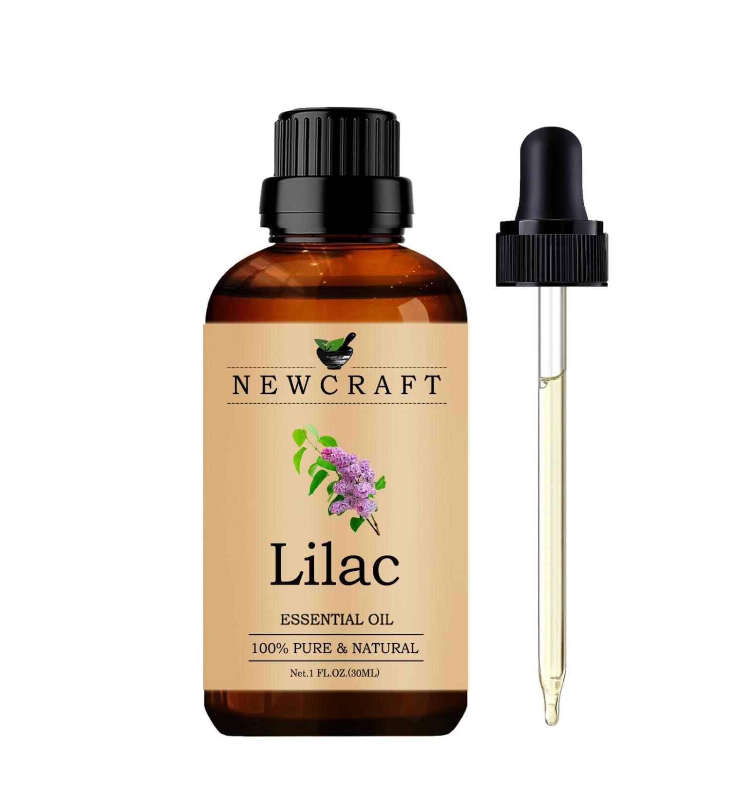 Organic Lilac Essential Oil - 100% Pure 30ML | Aromatherapy Diffuser - Natural Lilac Oil with Dropper - Buy Online on GoSupps.com